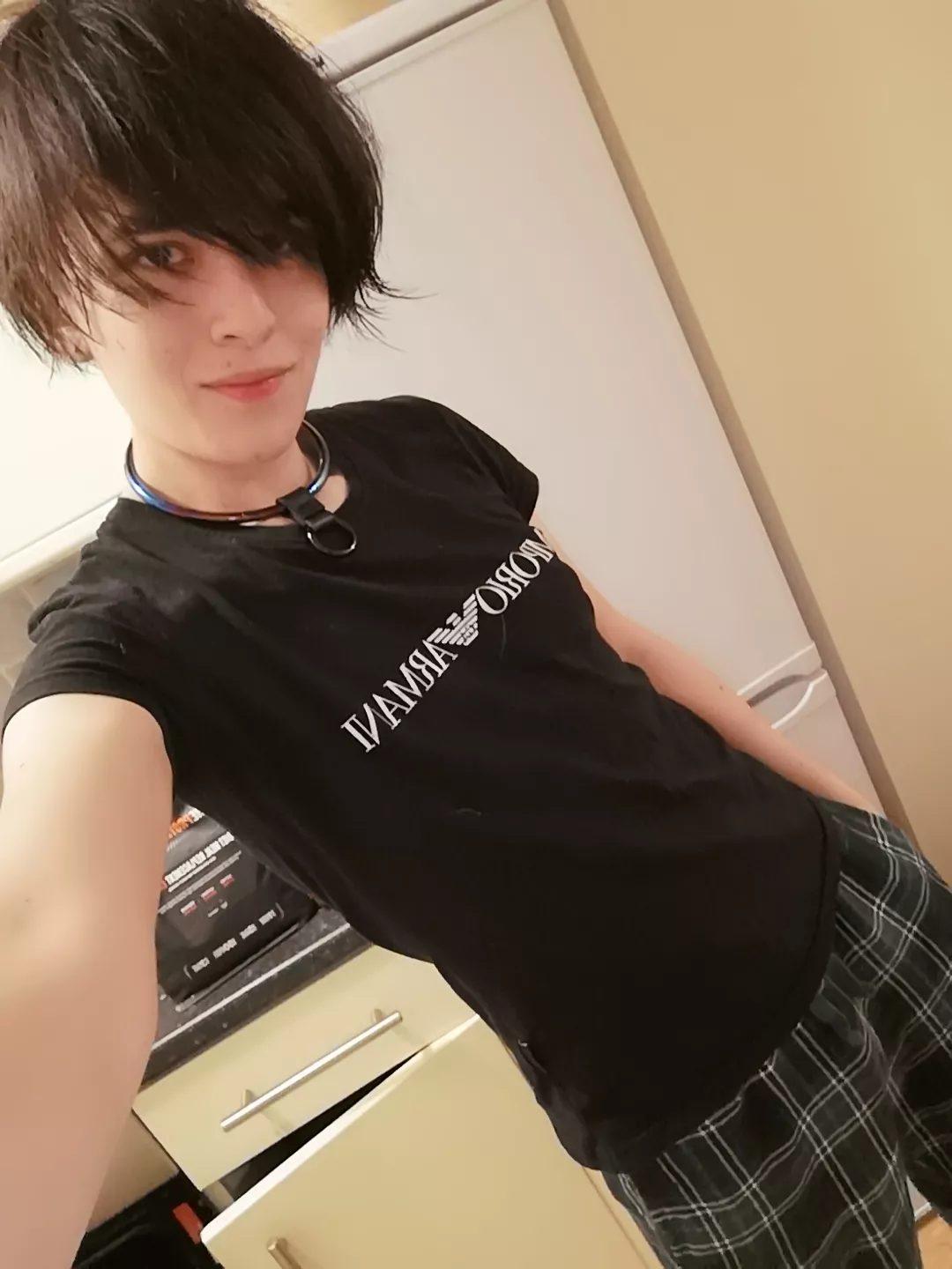 Kinda boy mode today 🖤💜