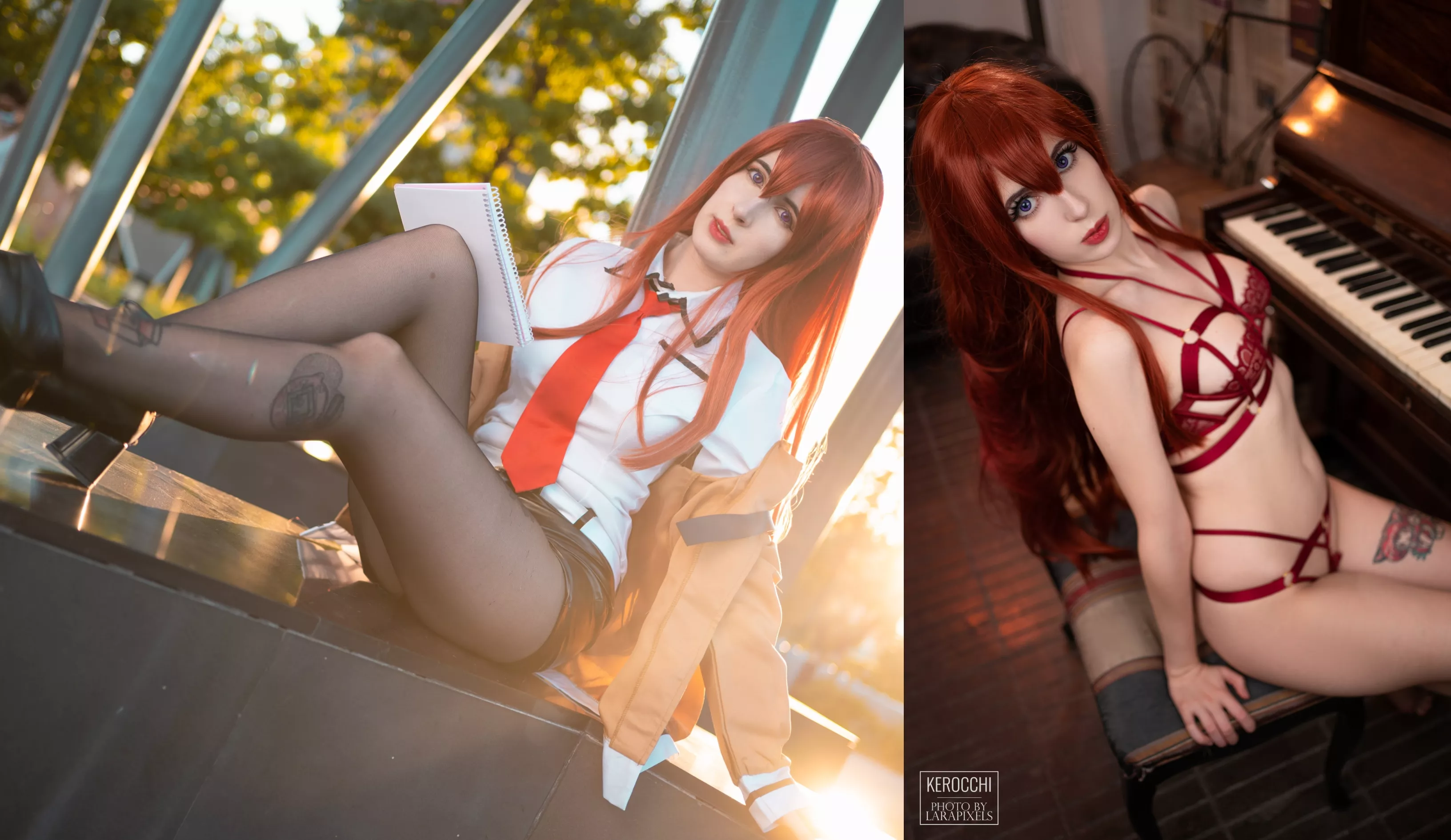 Kurisu Makise on/off from Steins Gate by Kerocchi