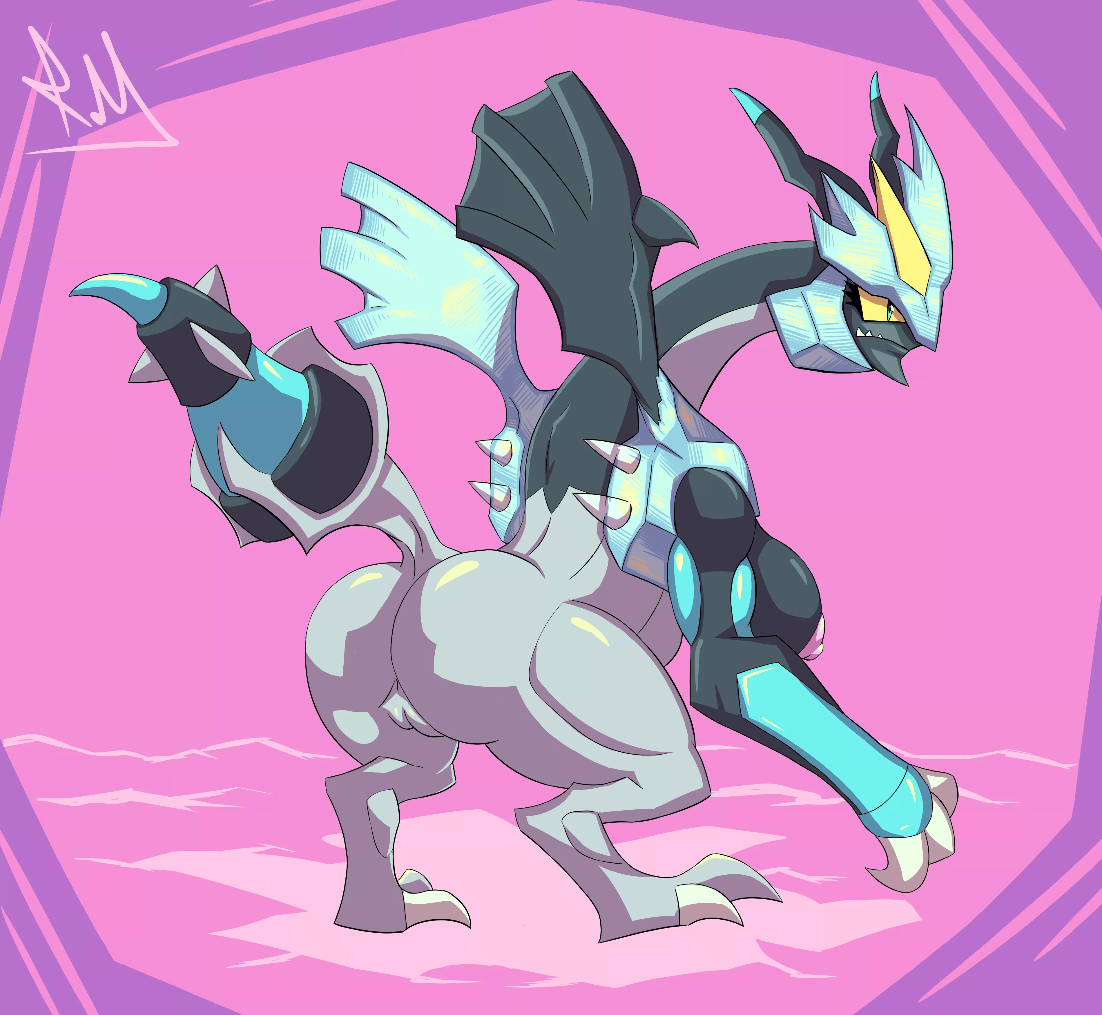 Kyurem-B Ass (by me, @rollindesu on twitter)