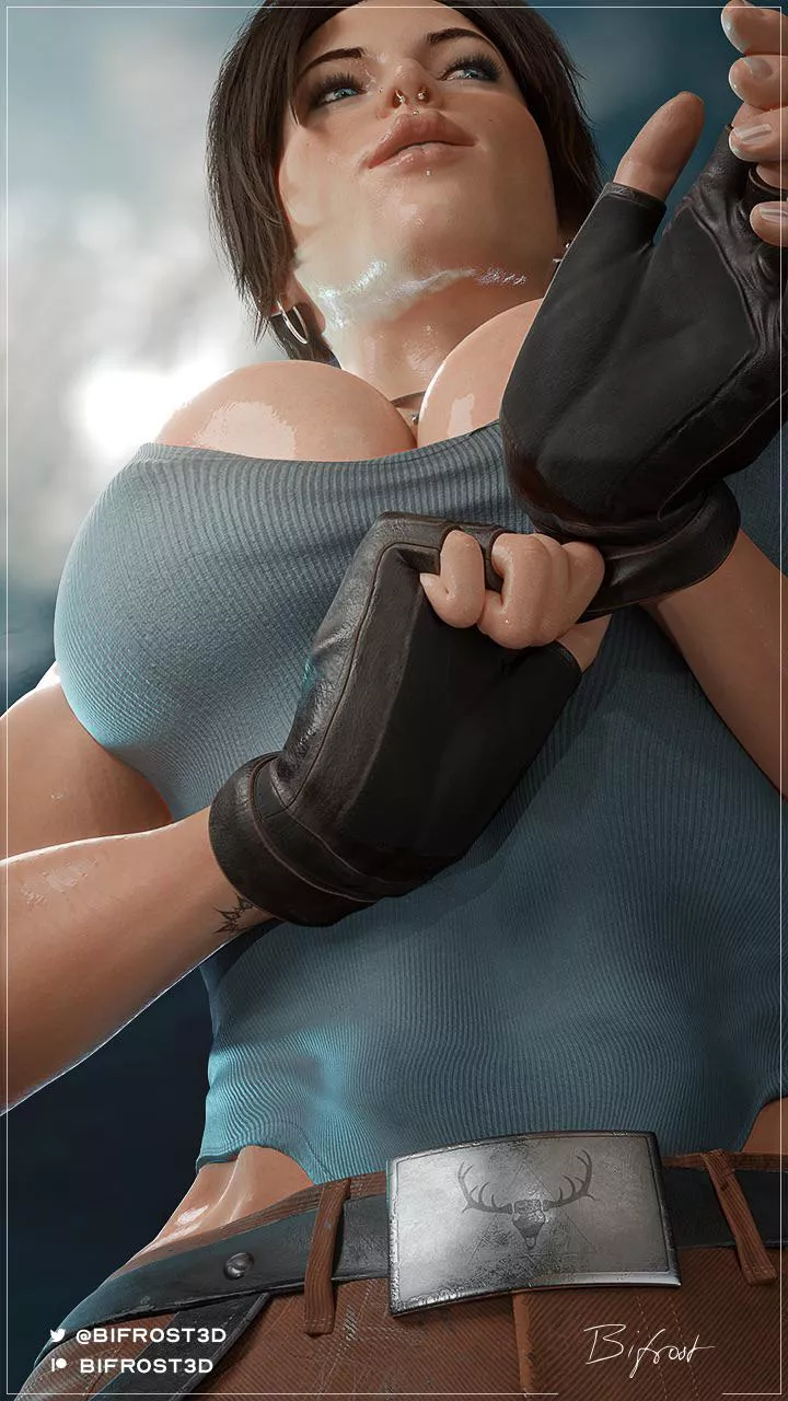 Lara and her huge tits (bitfrost3d)