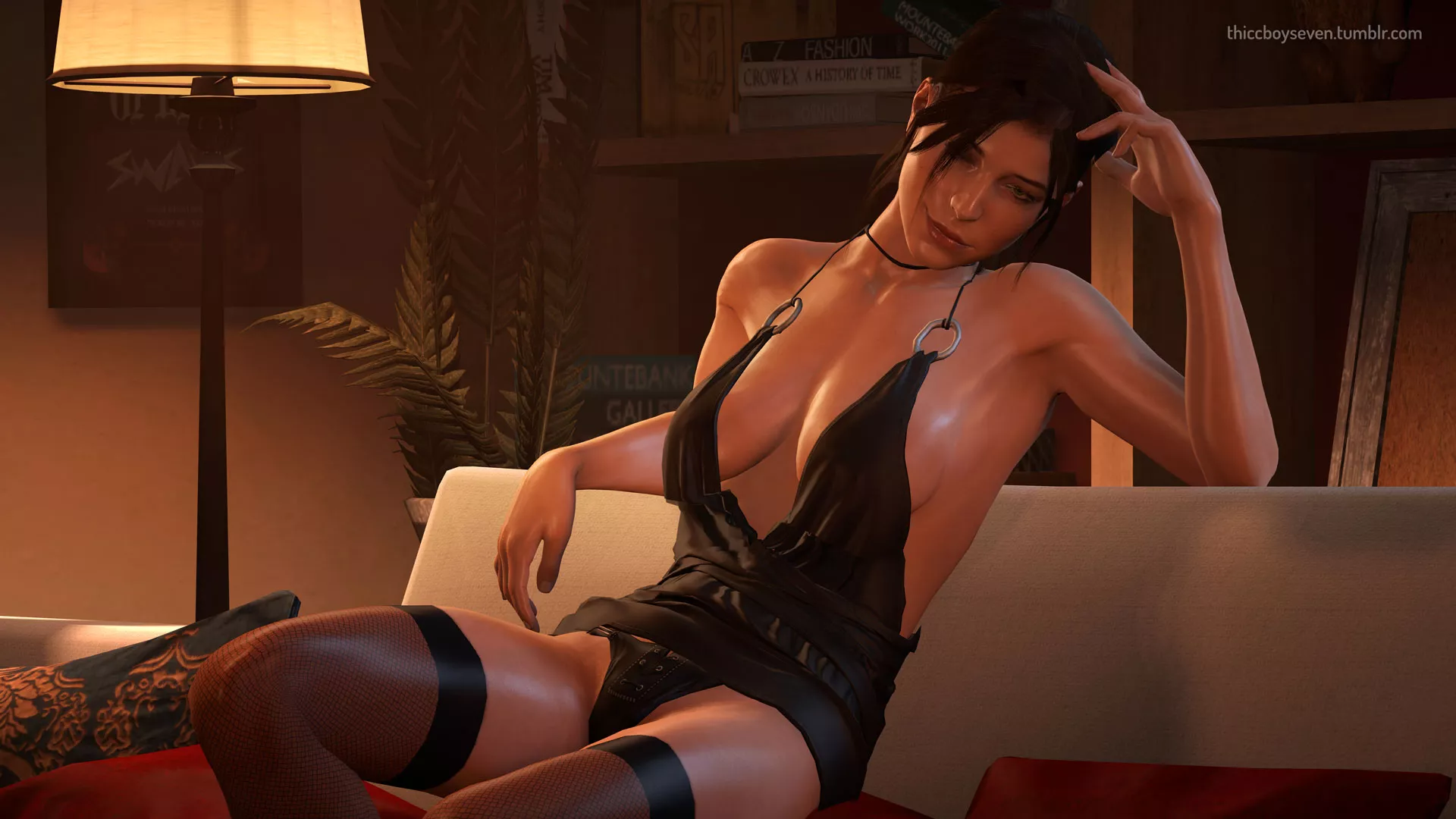 Lara being seductive (Thiccboyseven)