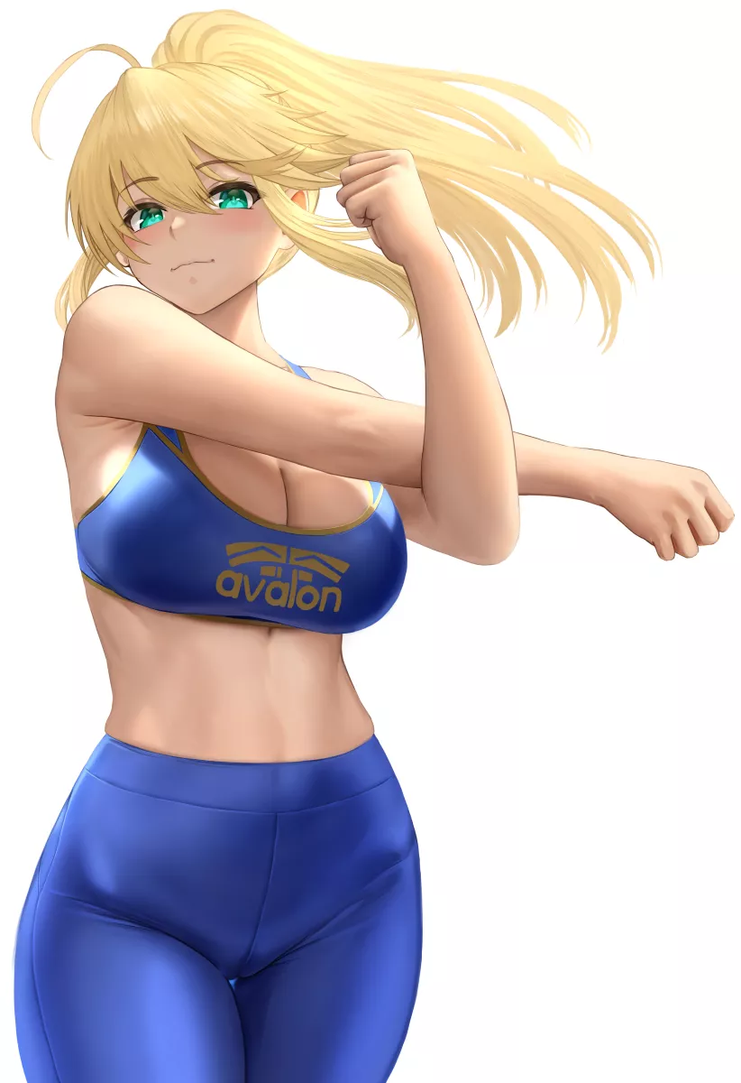 Larturia dressed for the Gym