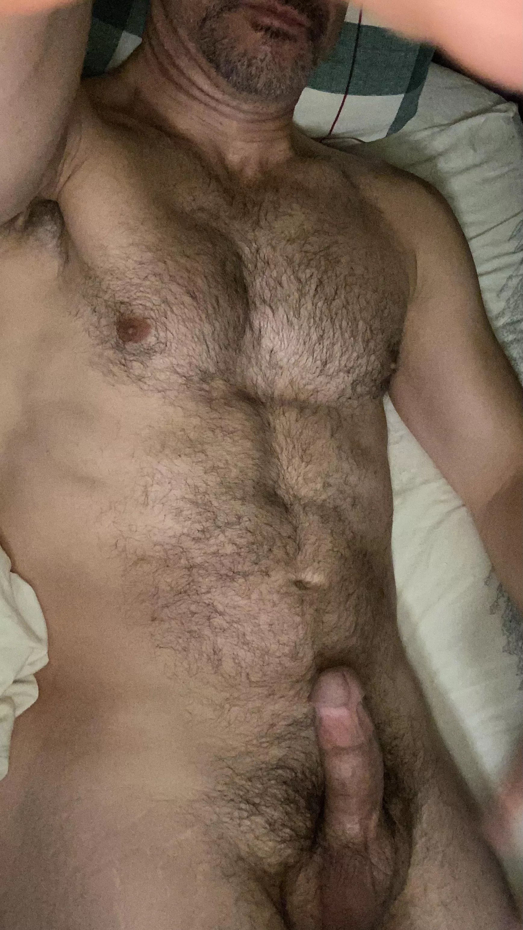 Laying in bed taking dick pics. 50y