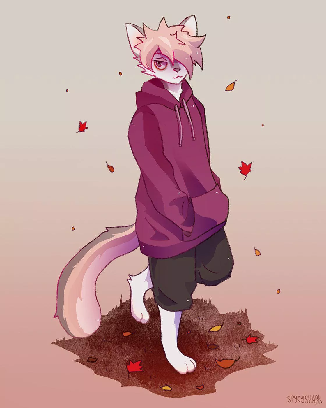 Leafy season <3 (oc @spycyshark)