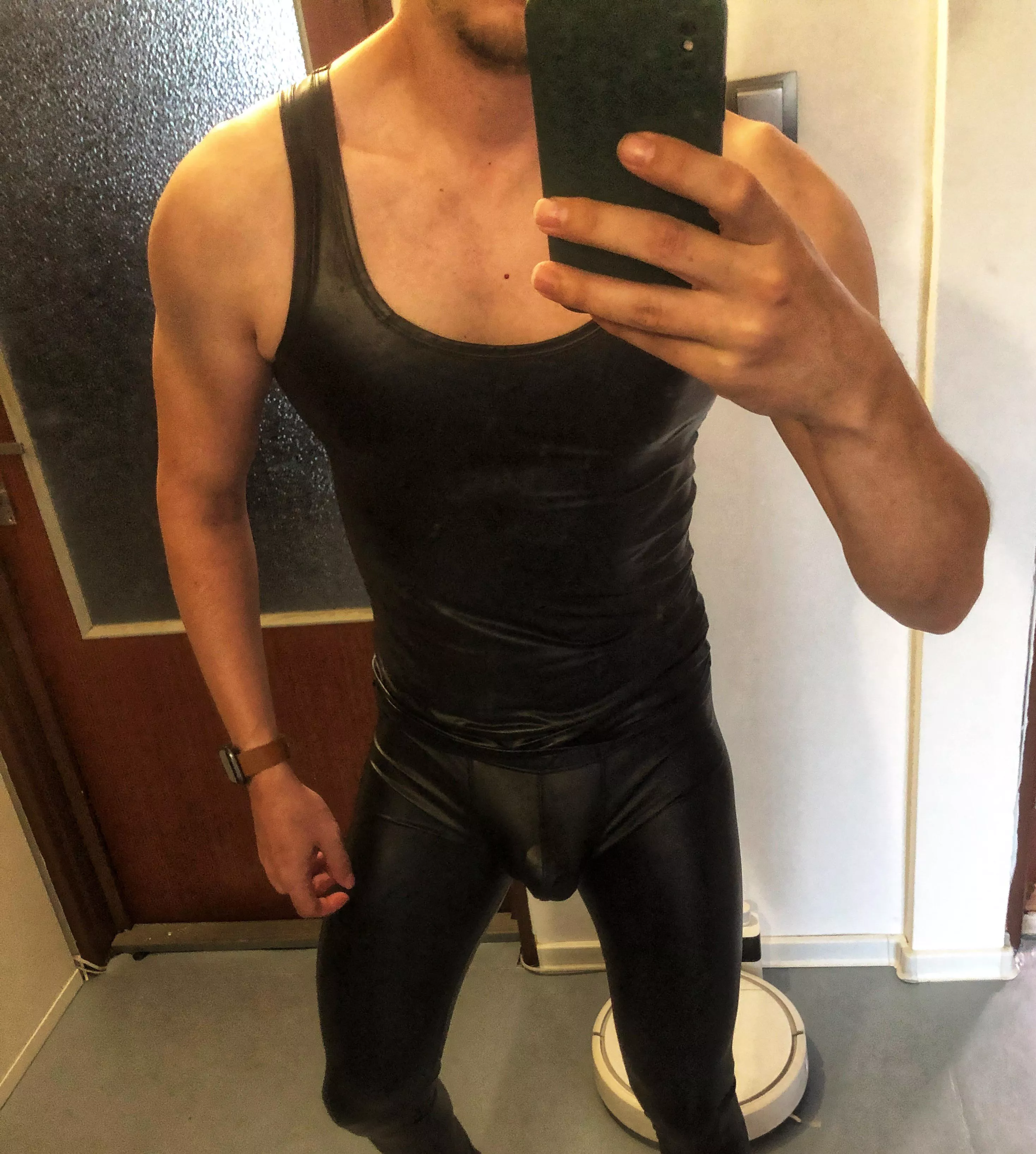 Leather like spandex ðŸ˜ˆ