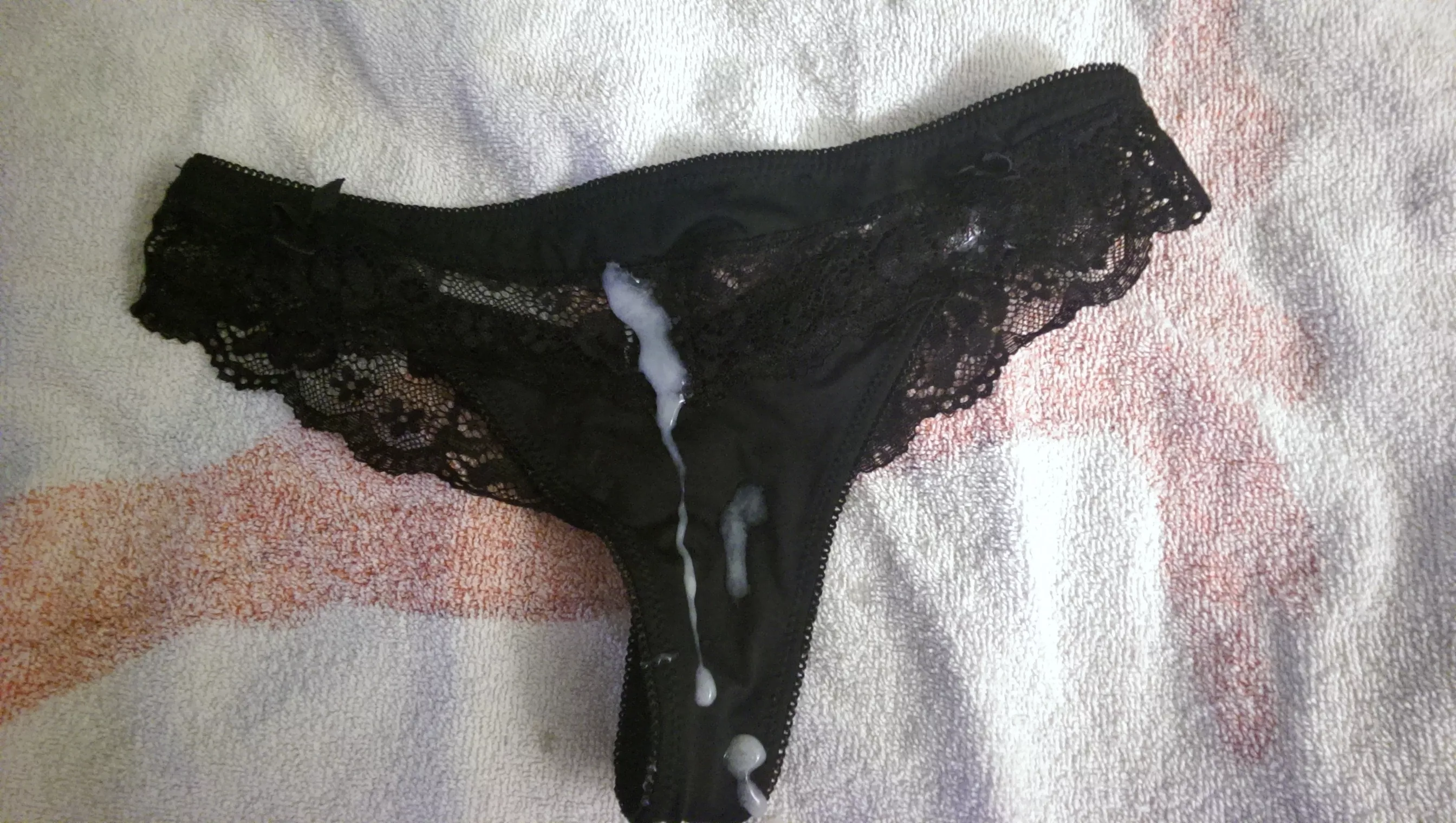 Left a mess on my friends panties