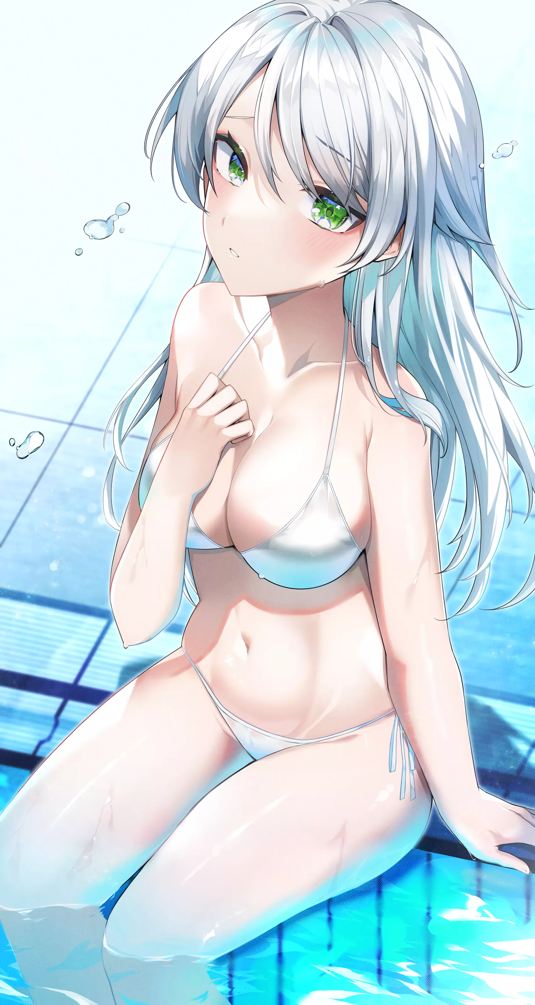 Legs inside the pool water (N1t) [Original]