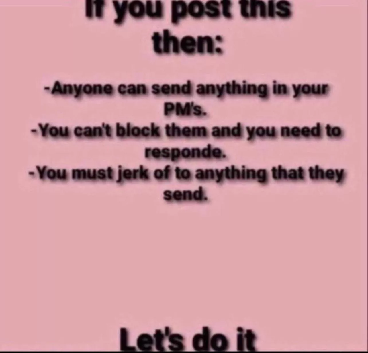 Let’s do it