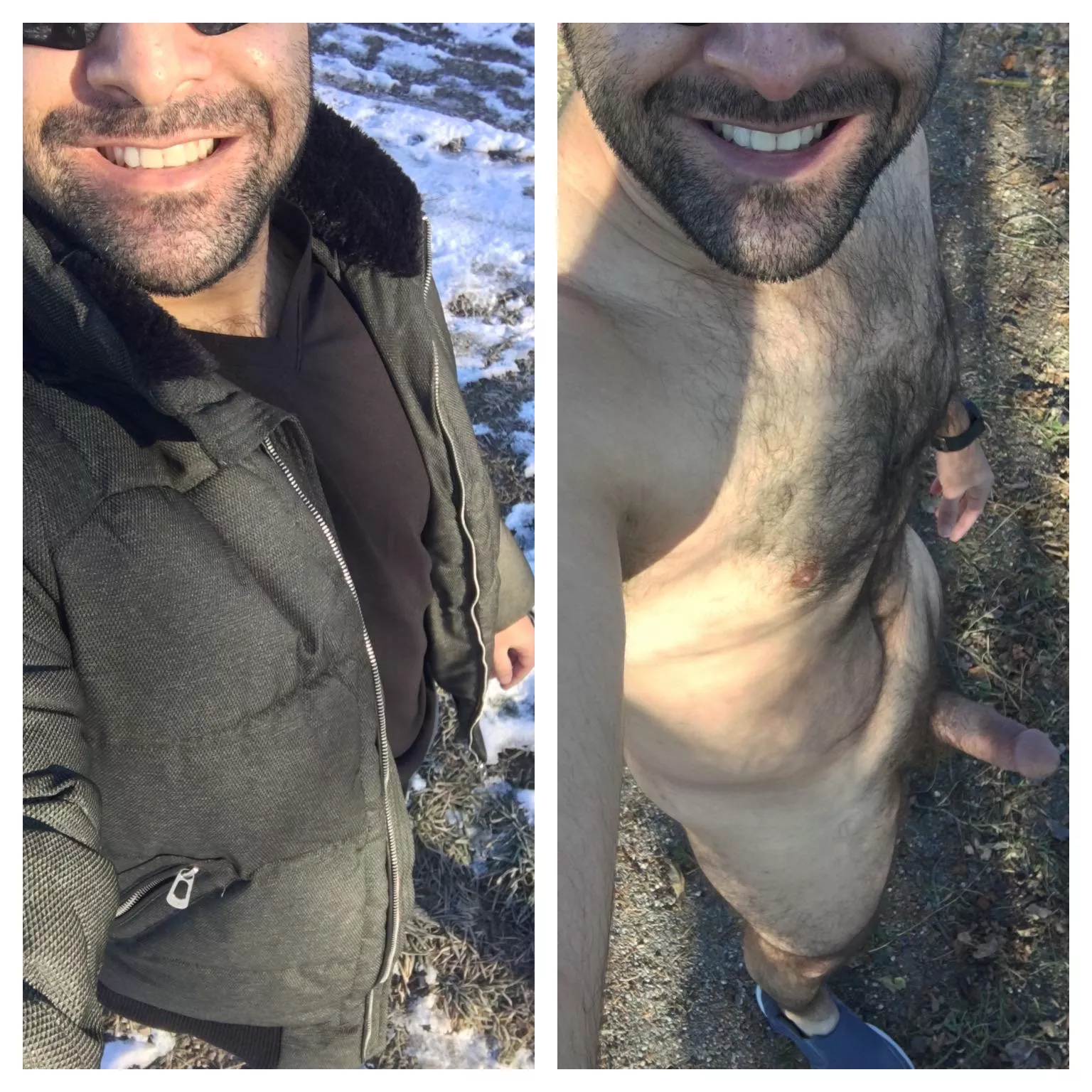 Let’s hike in the cold;)