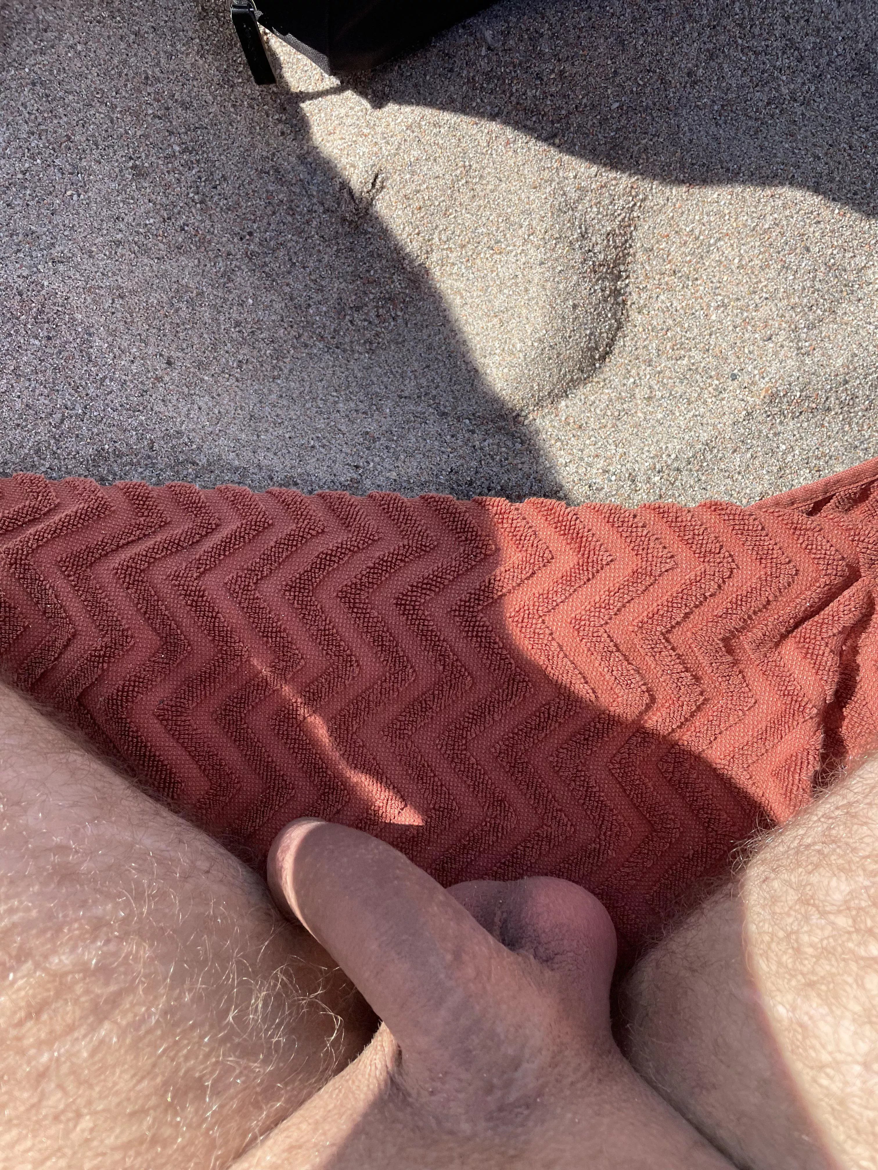 Letting it all hang out at the beach