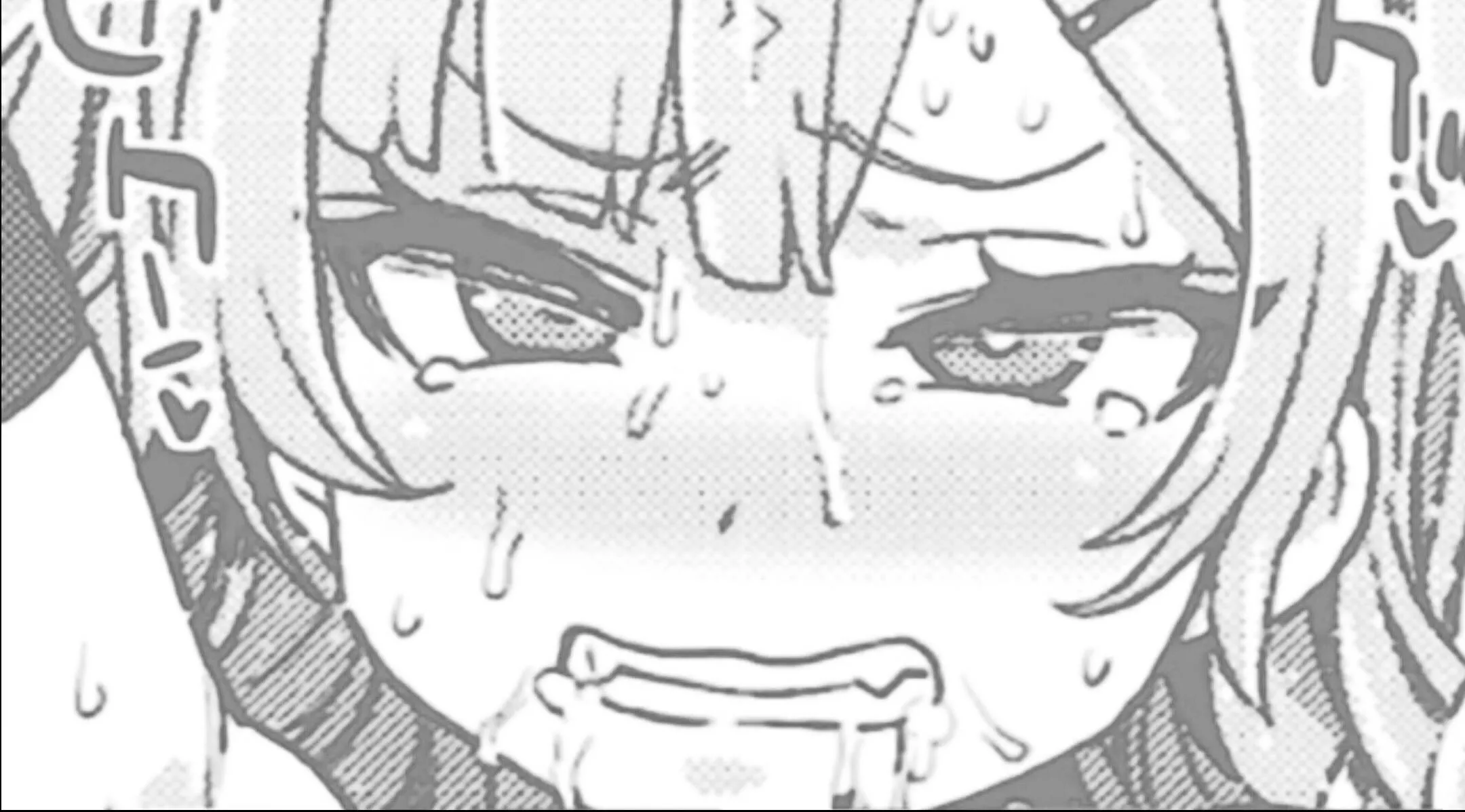 lf mono source: ahegao, teeth, sweat