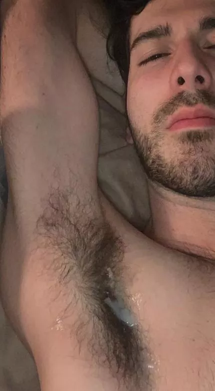 Lick the cum out of my pits?