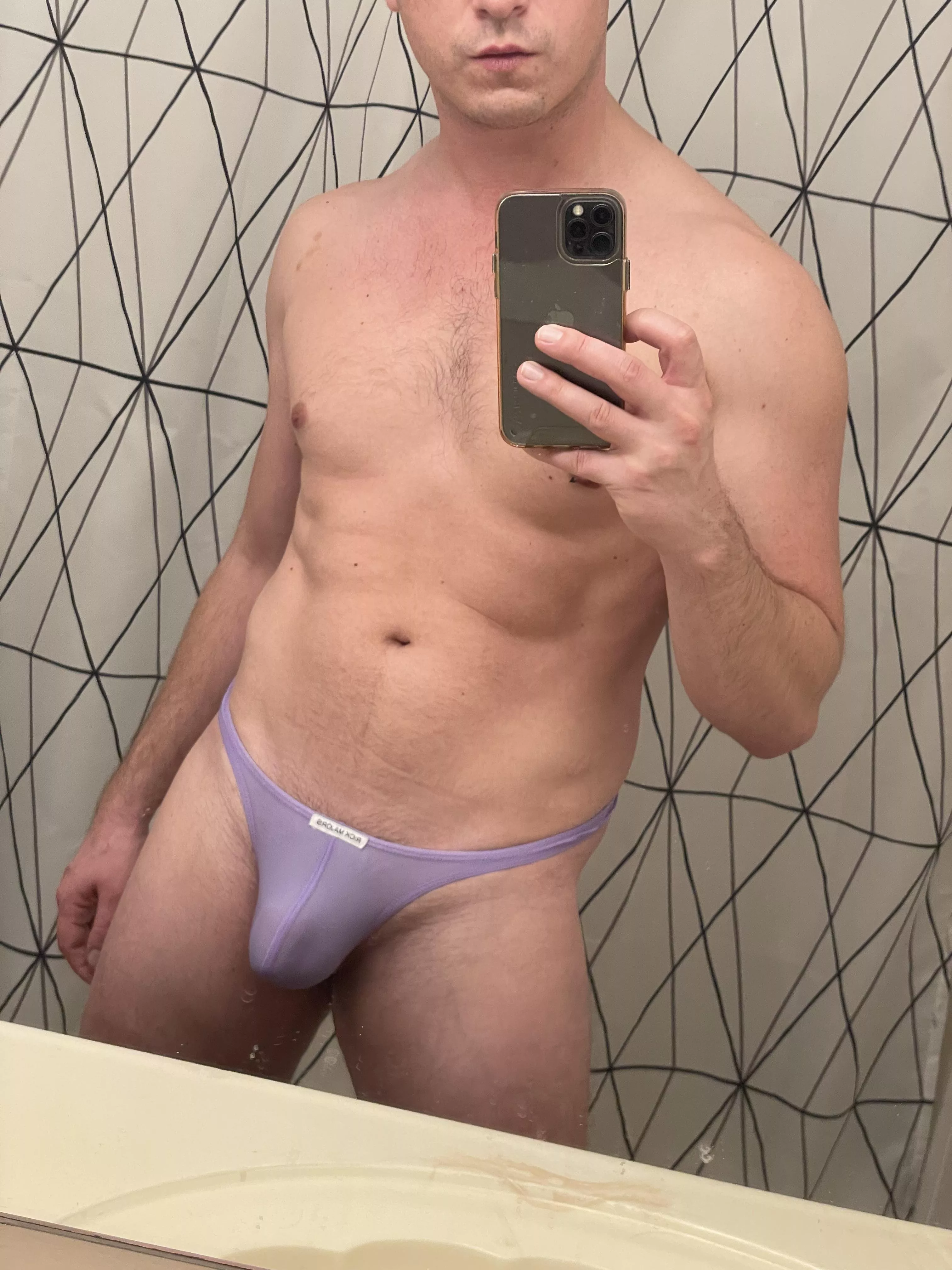 Like a thong bulge?