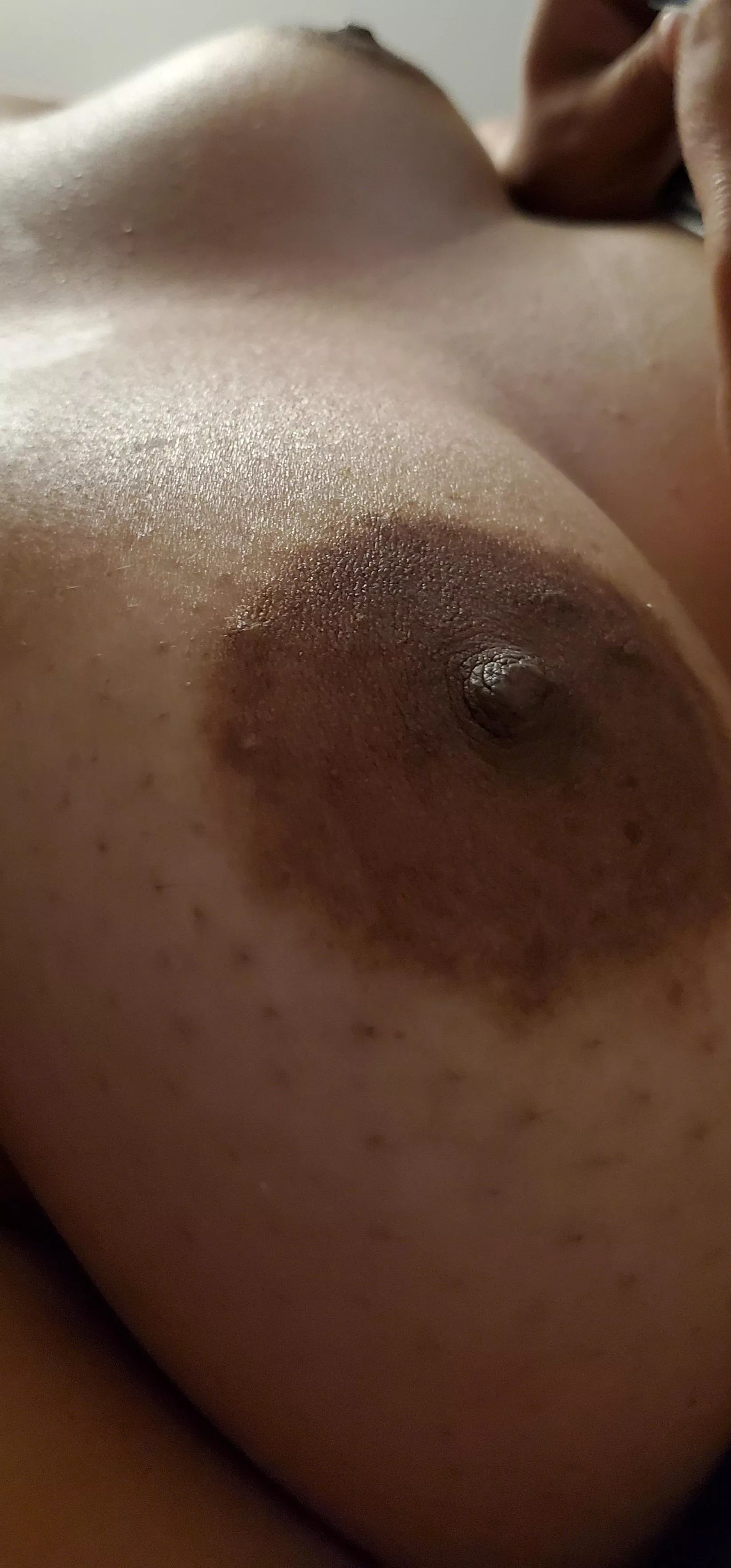 Like my dark nips? Want to play with them?