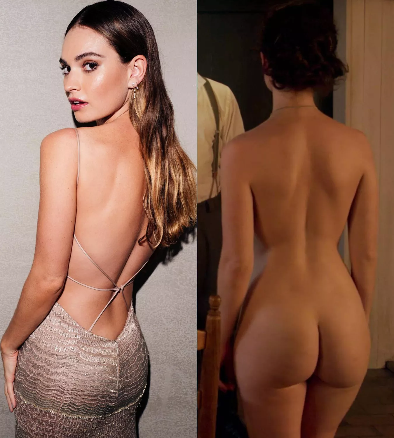 Lily James' amazing ass