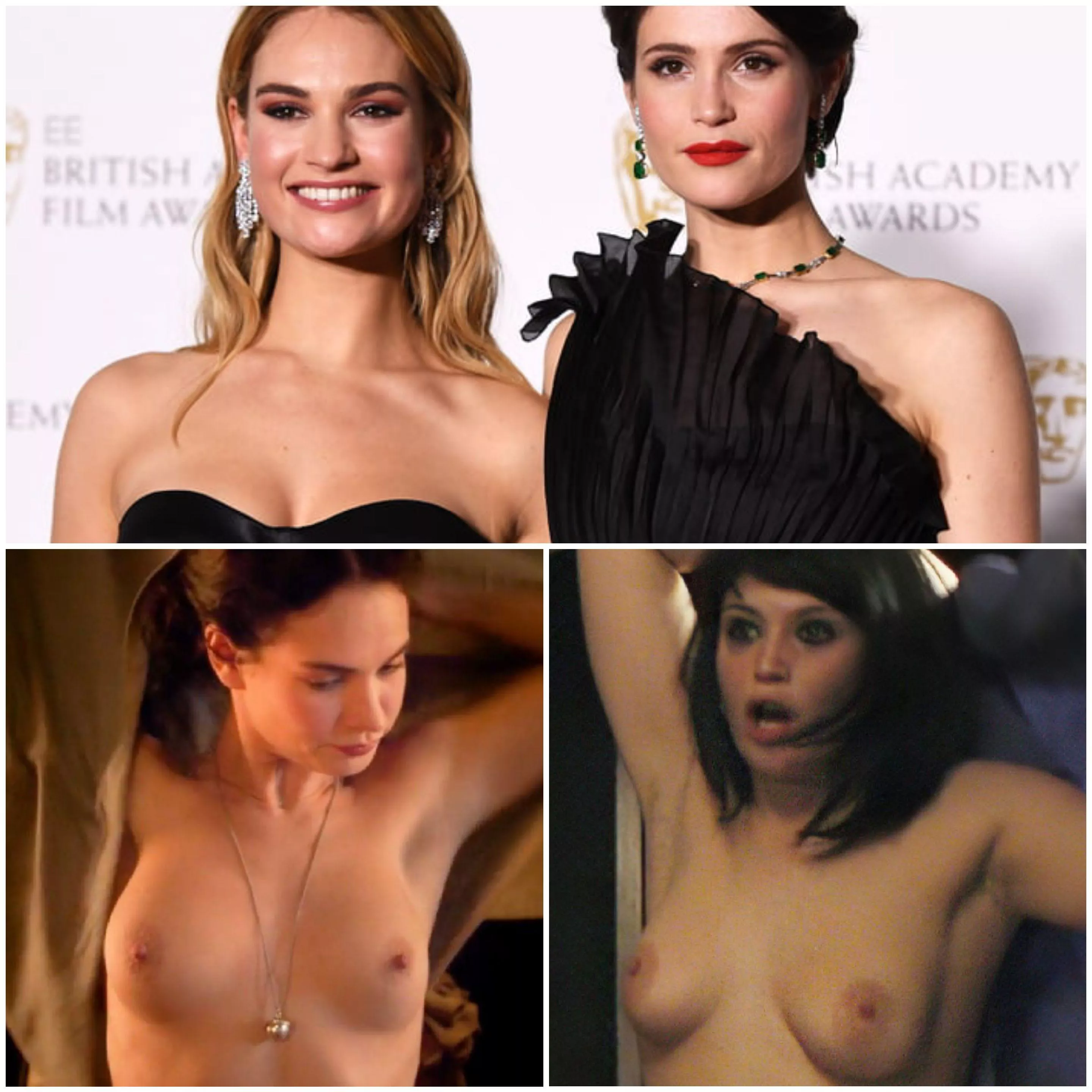 Lily James & Gemma Arterton