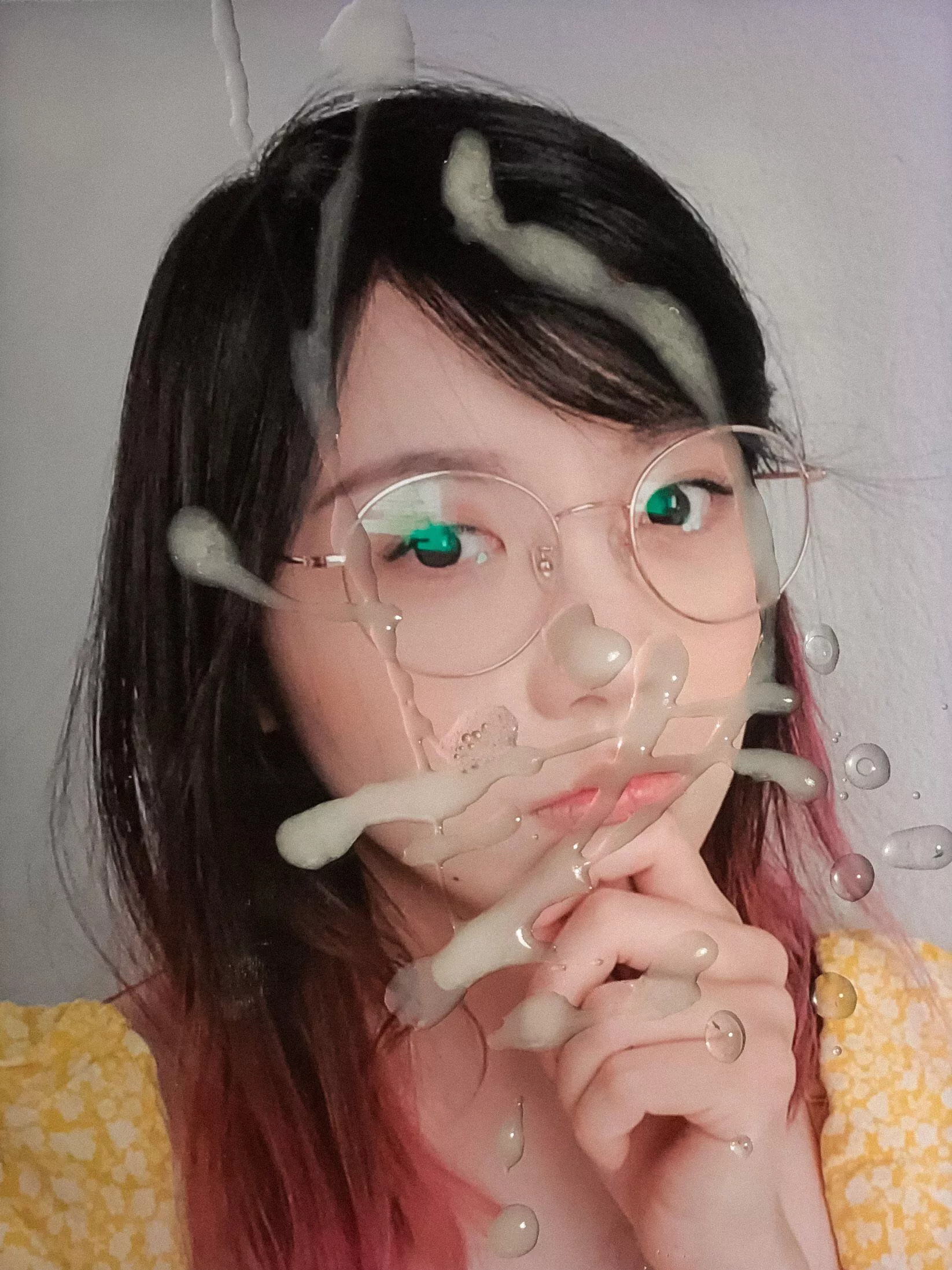 LilyPichu got cum smeared all over her favorite glassesðŸ™ˆ