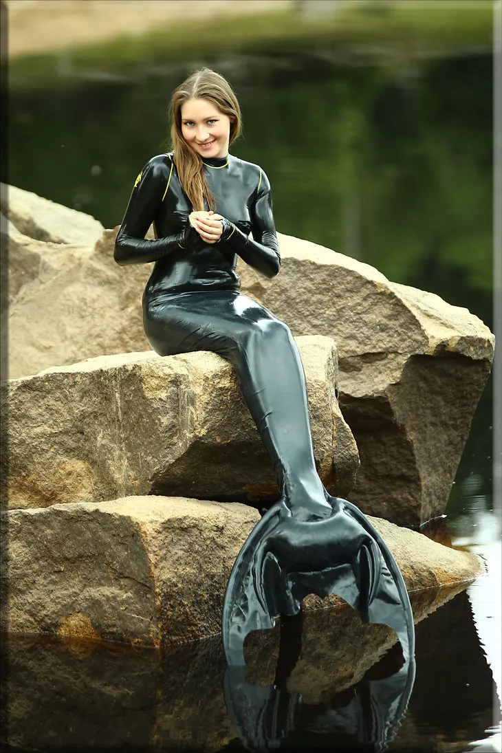 Little (rubber) mermaid