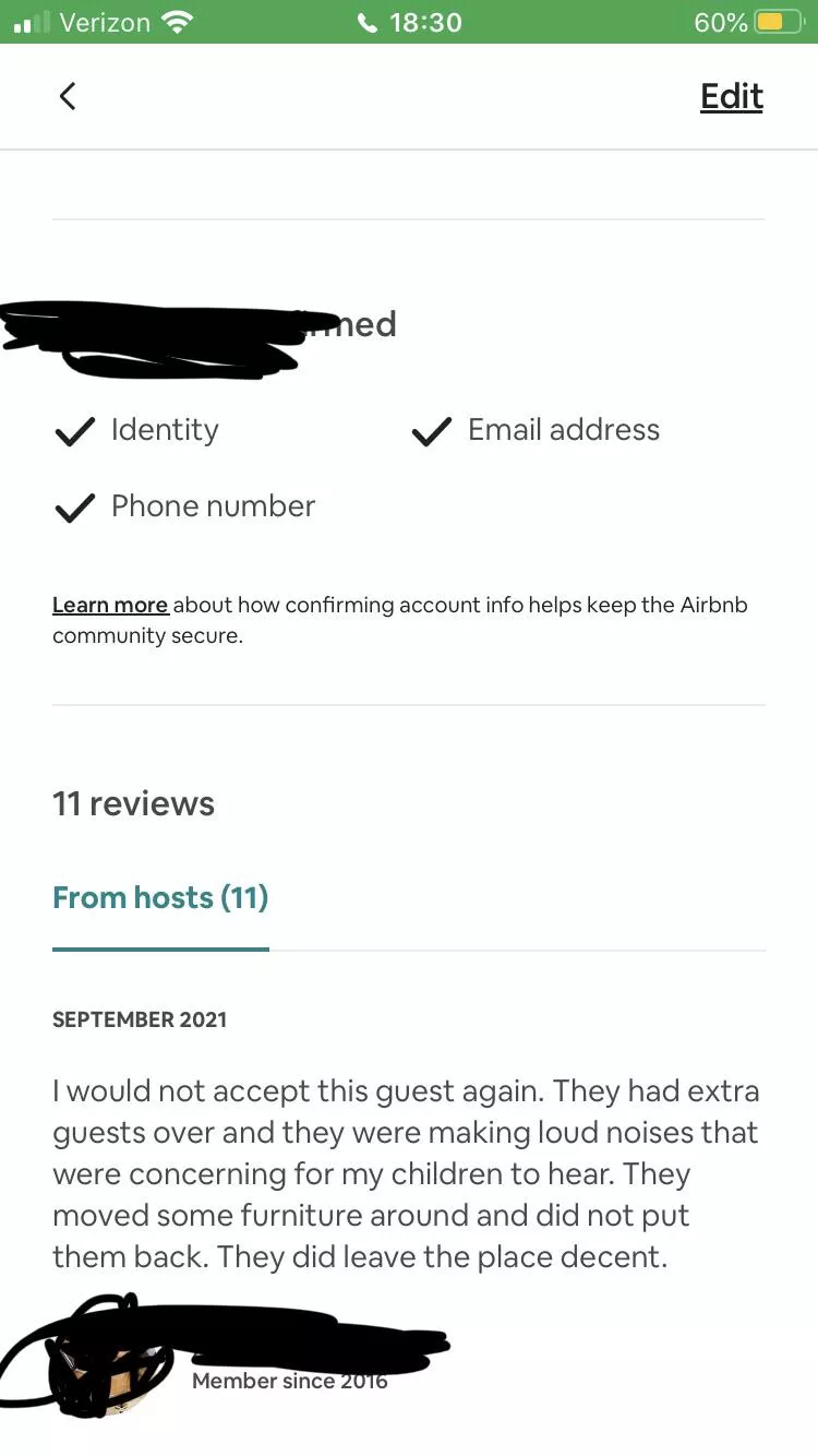 lmao, fuckin’ nailed it. definitely ruined my perfect airbnb review streak, 100% worth it