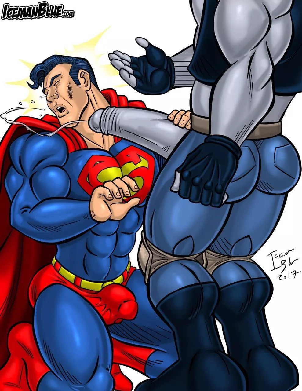 Lobo and Superman (IcemanBlue)