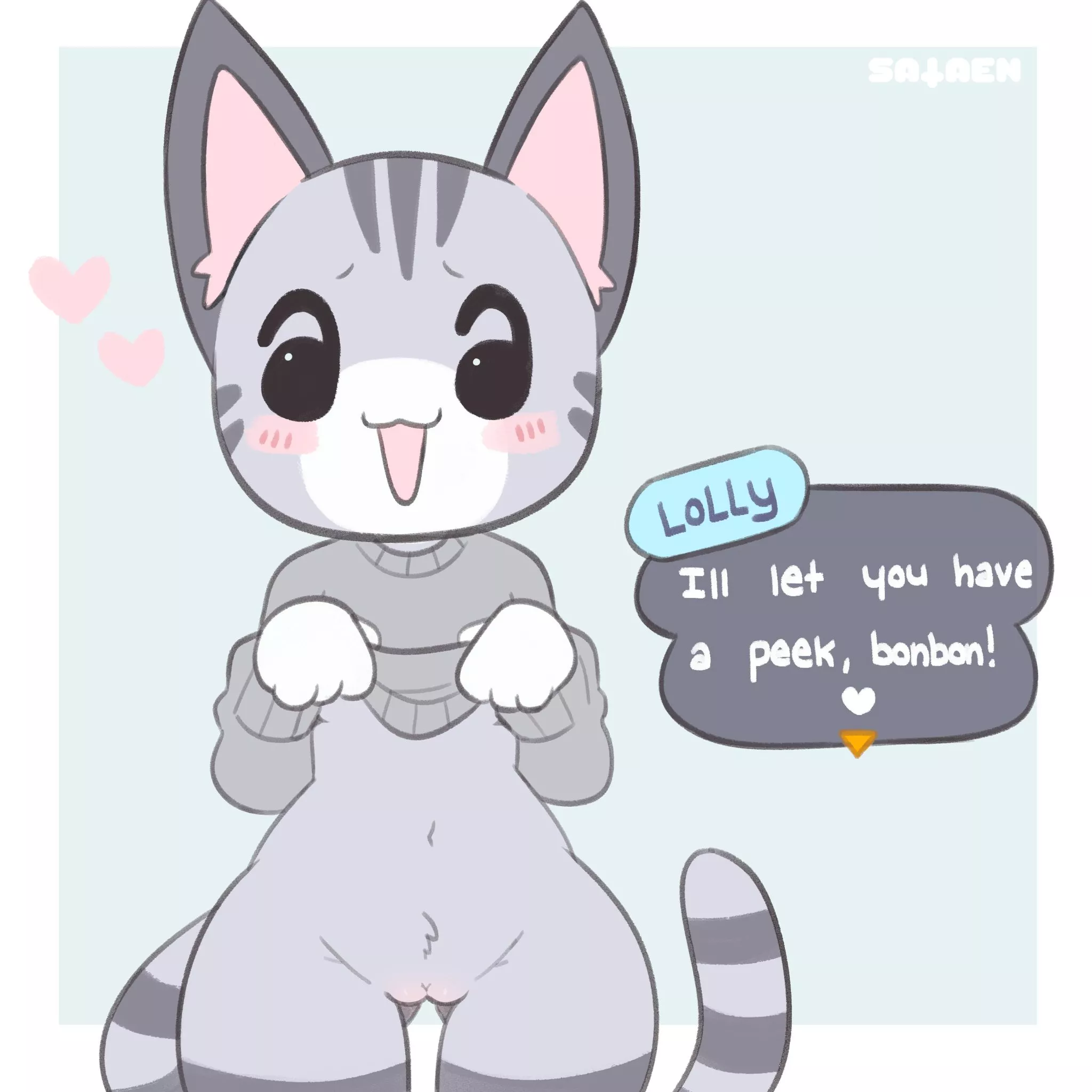 Lolly Shows Off What's Under Her Sweater [F] (Sataen) [Animal Crossing]