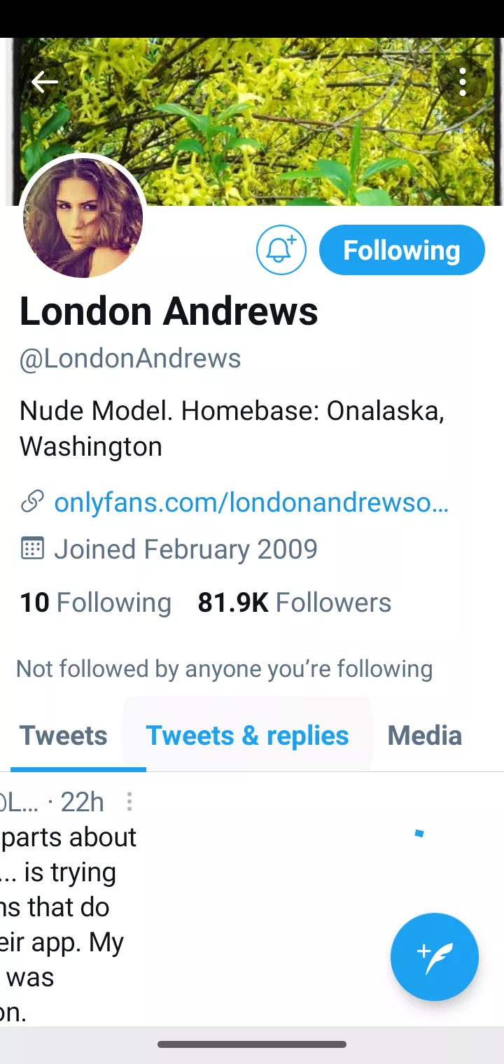 London is on Twitter.