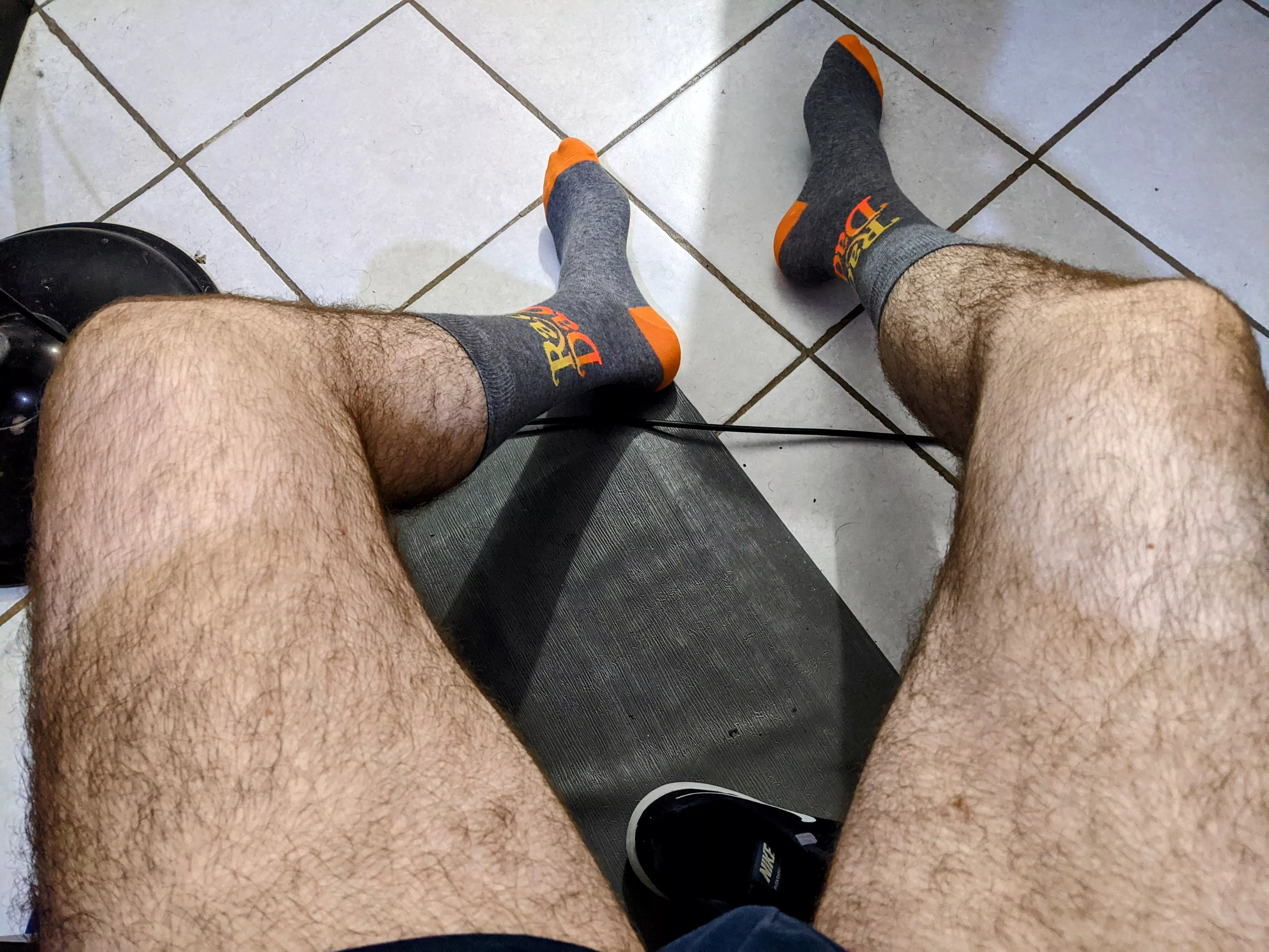 Longer socks than usual