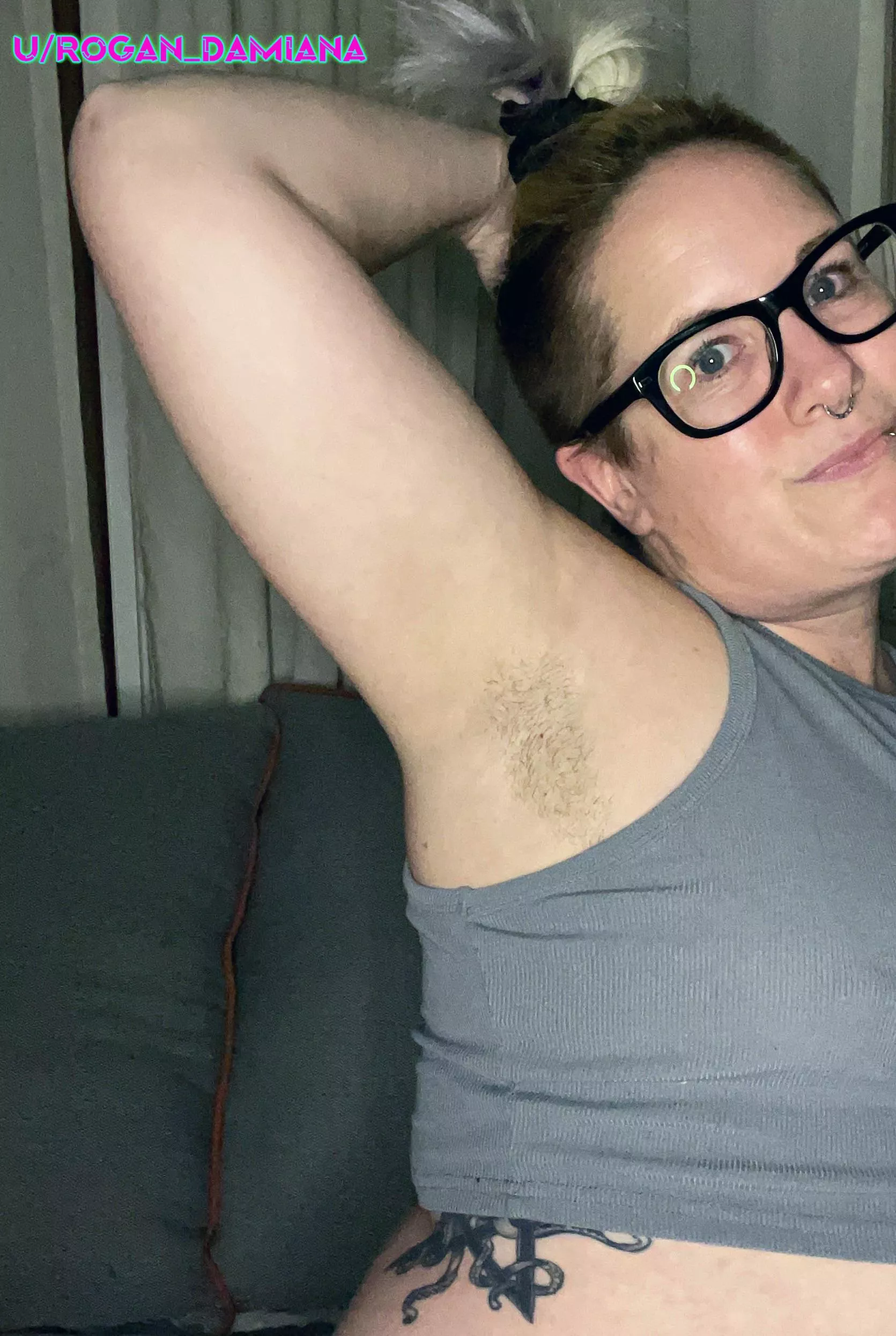 Longest my armpit hair has been in years! Should I keep going?