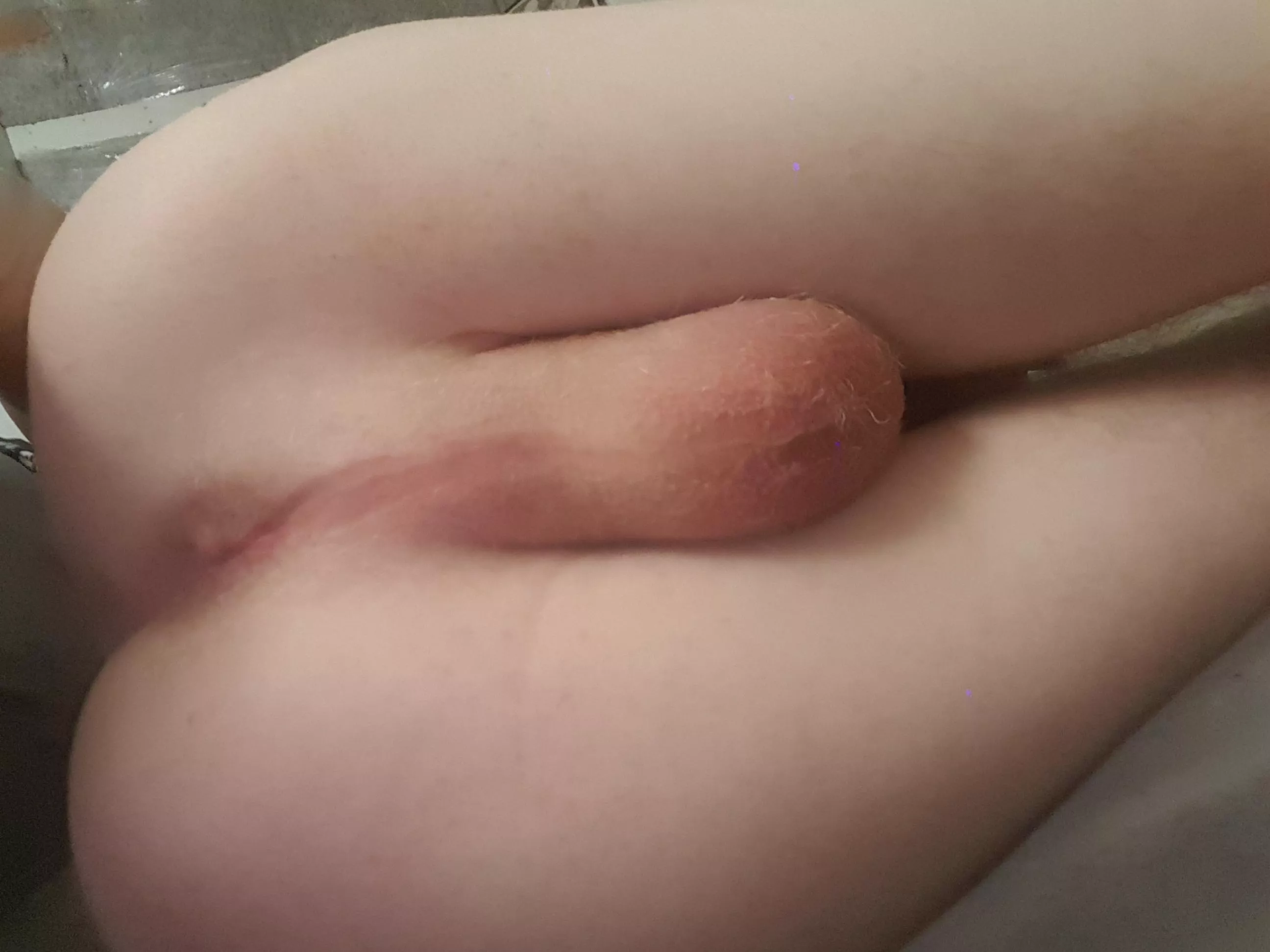 Look at my little girl balls lol need a huge cock to show me what a man is