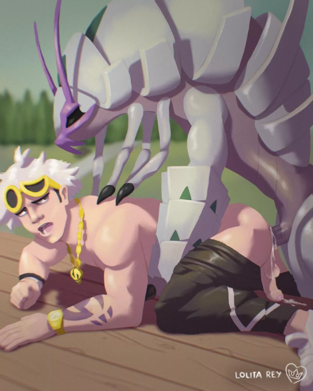 Looks like Guzma taught Golisopod a new move (twitter:@dloresrey)