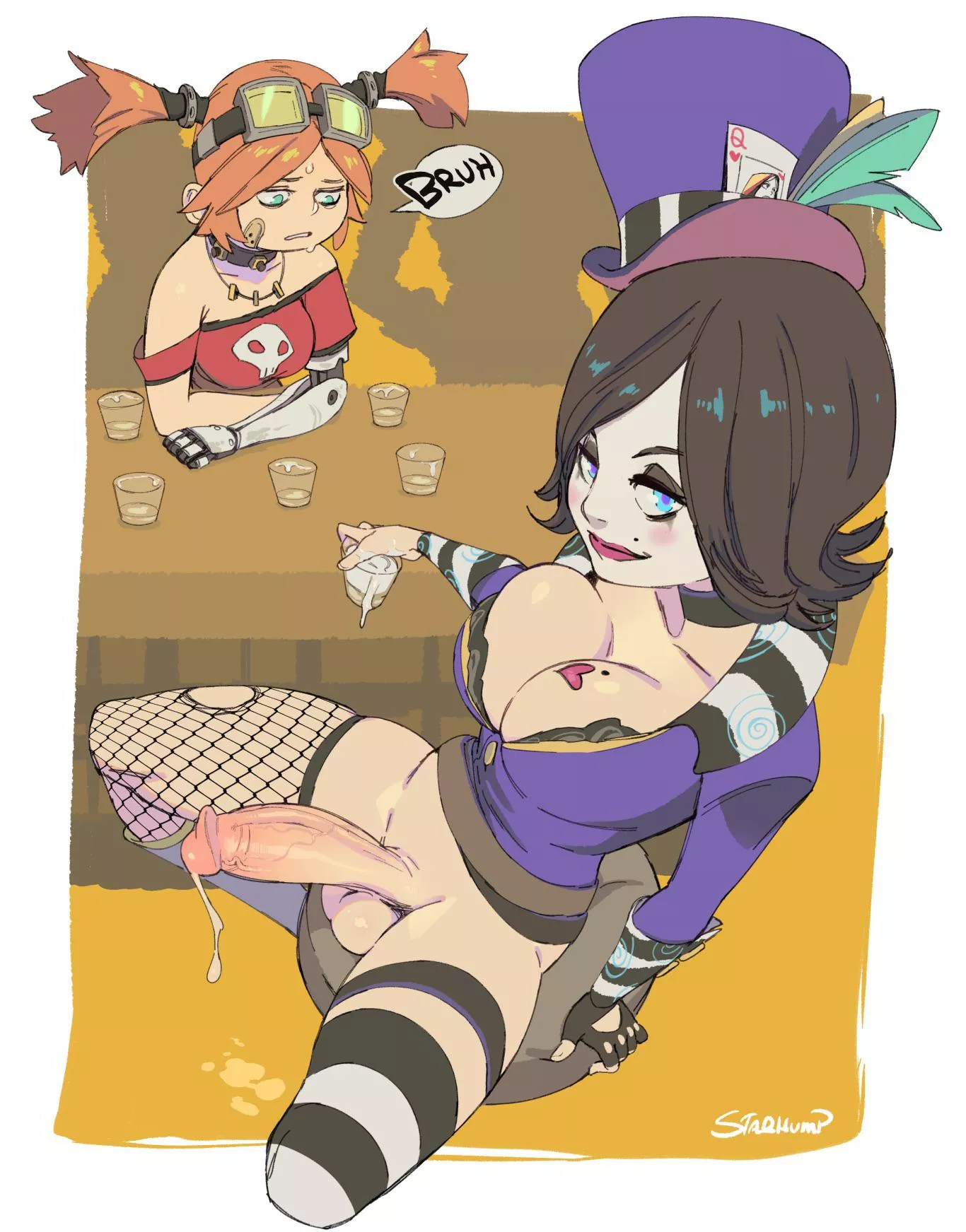 Looks like itâ€™s free shot night (Unknown Artist) [Borderlands]