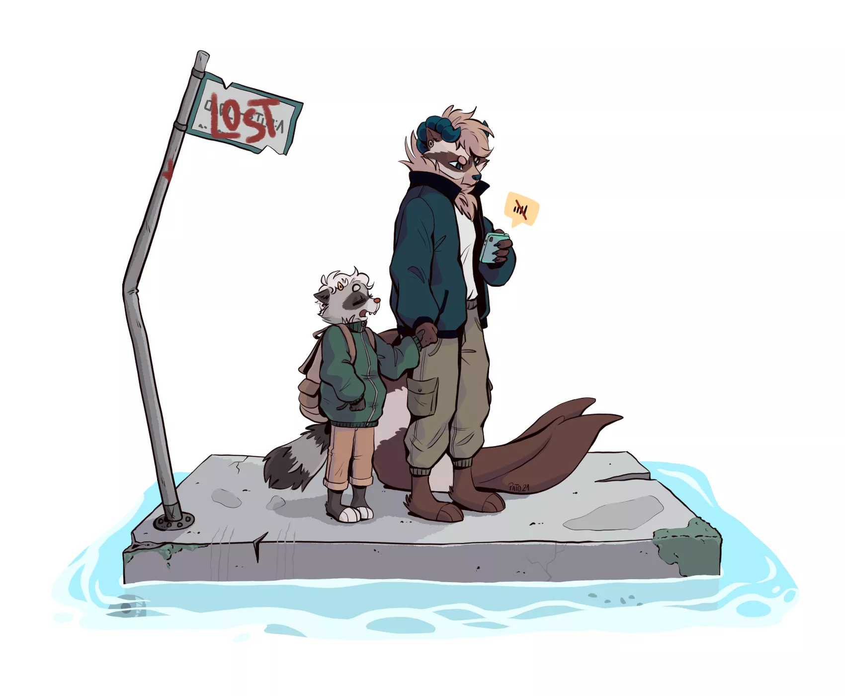 LOST. By me (pat0draws on twitter)