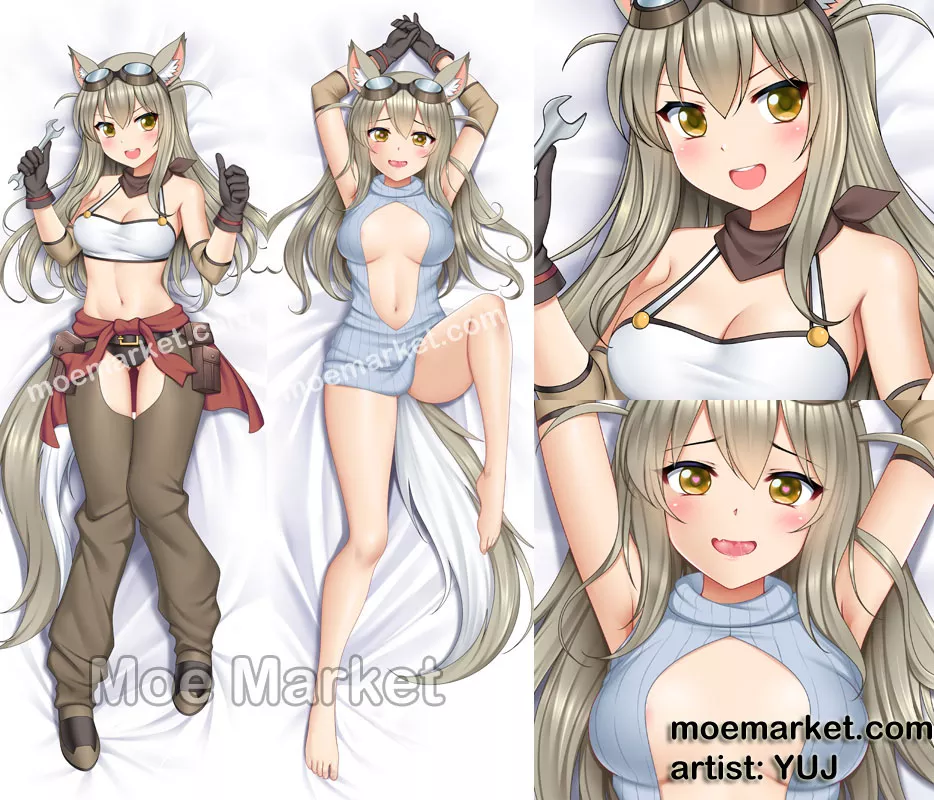 Lost Pause Mascot Lily the Fox Mechanic body pillow by artist: YUJ