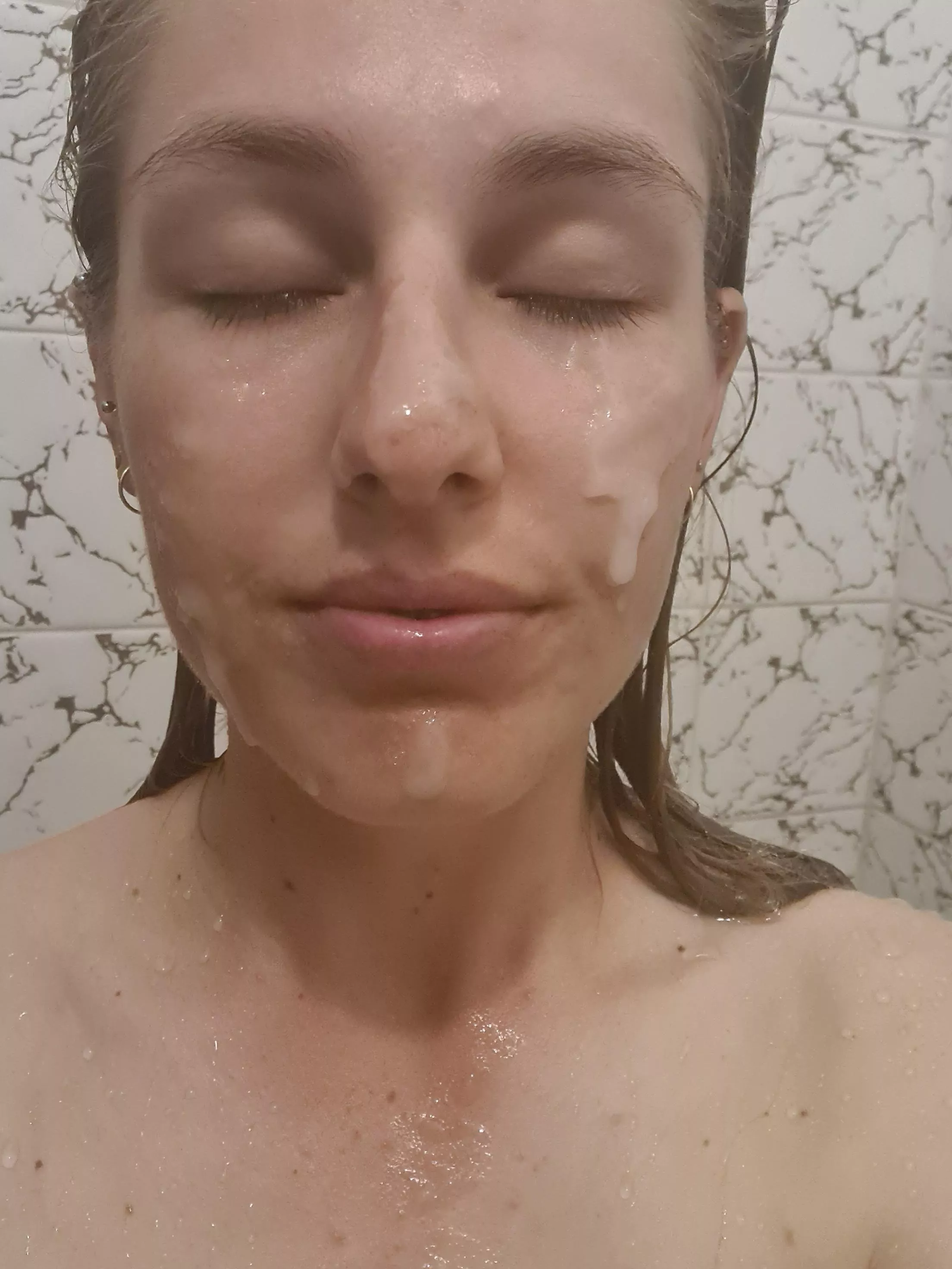 Love a good shower facial ðŸ˜ˆðŸ’¦