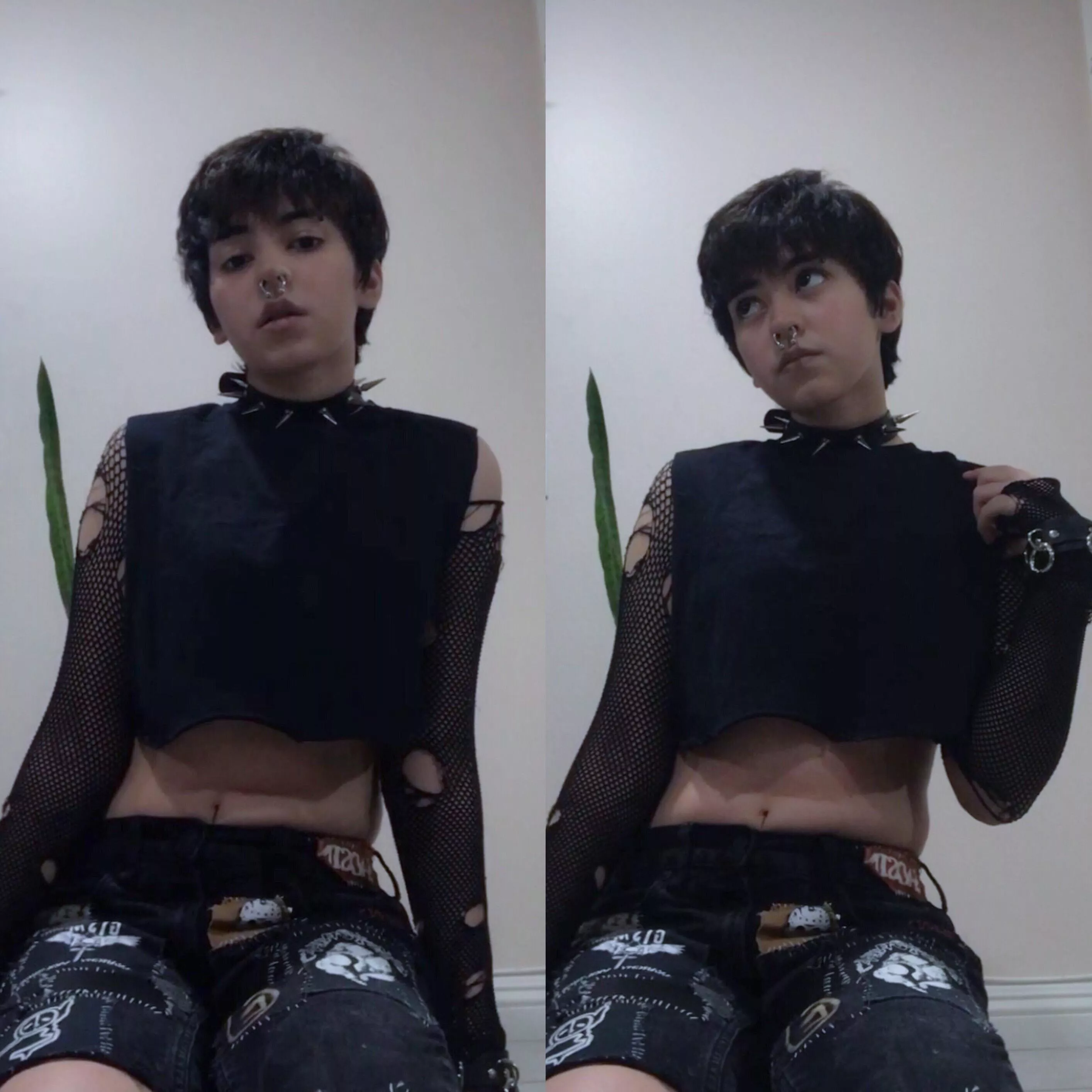 love cropped tops but donâ€™t really like wearing them cuz i hate my tummy xc