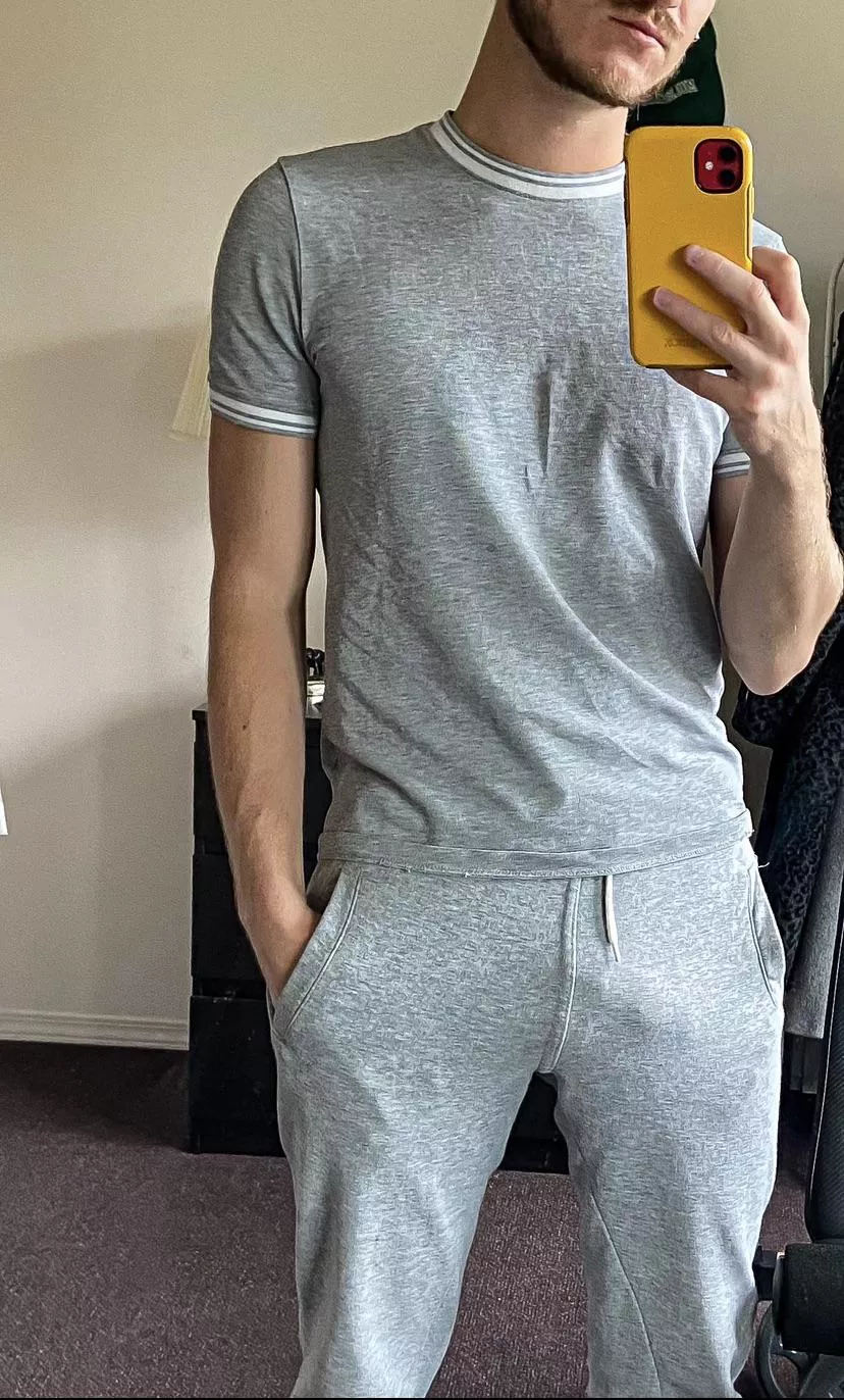 Love going commando in these comfy sweatpants