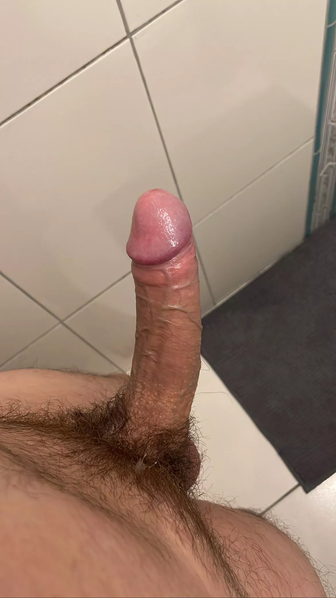 Love how thick my dick is after i cum