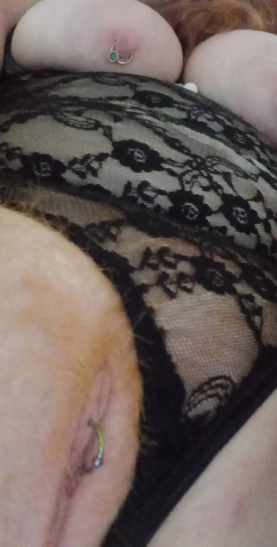 Love my Hariy pink pierced squirting ginger pussy the grip on me is amazing