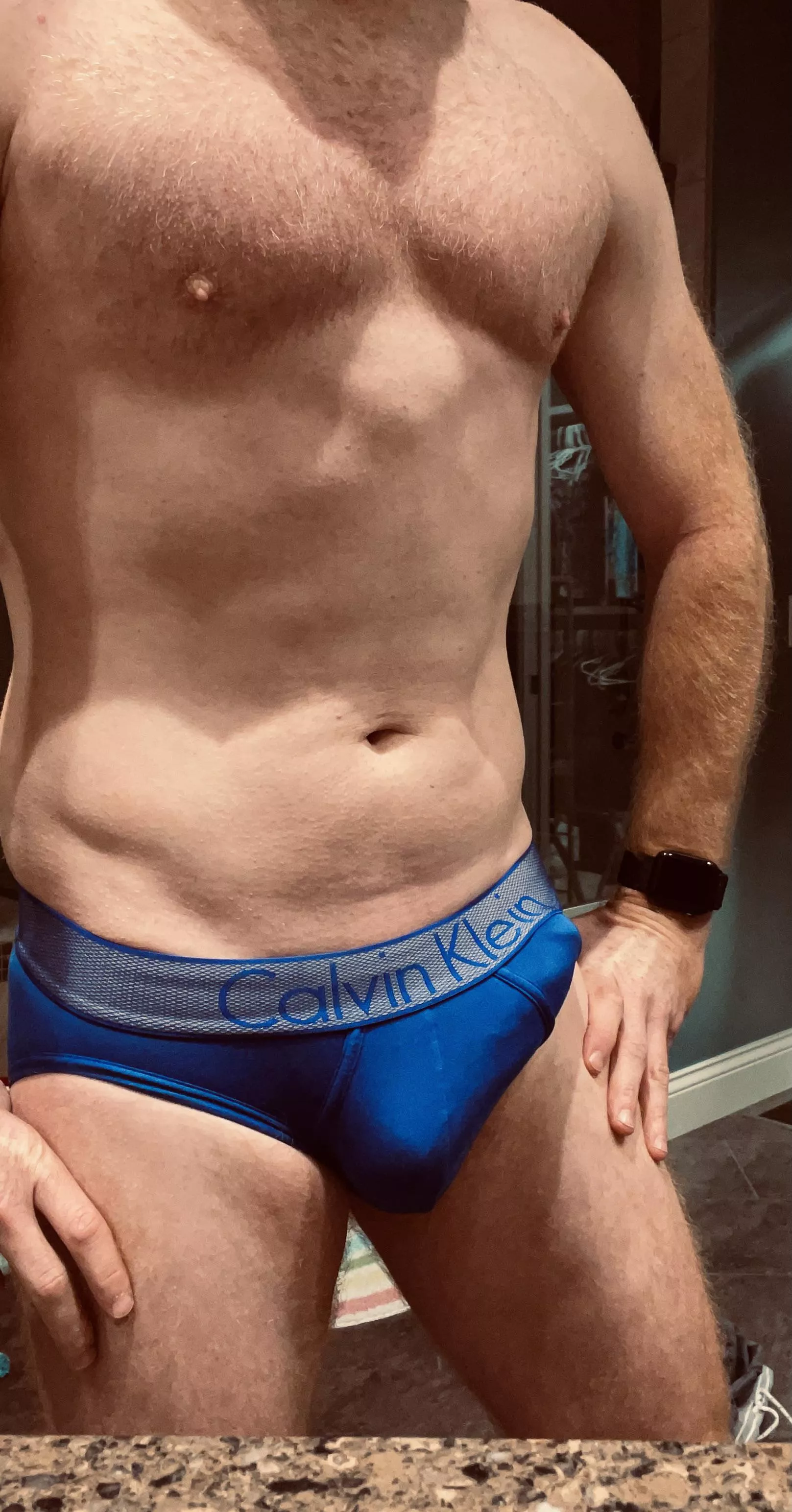 Love these blue briefs!