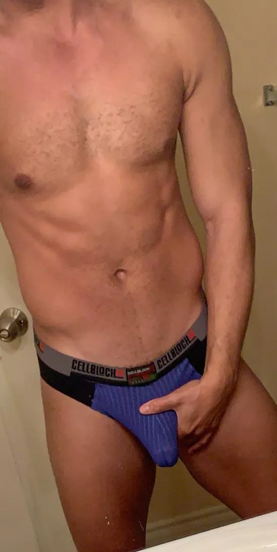 Love this blue jock