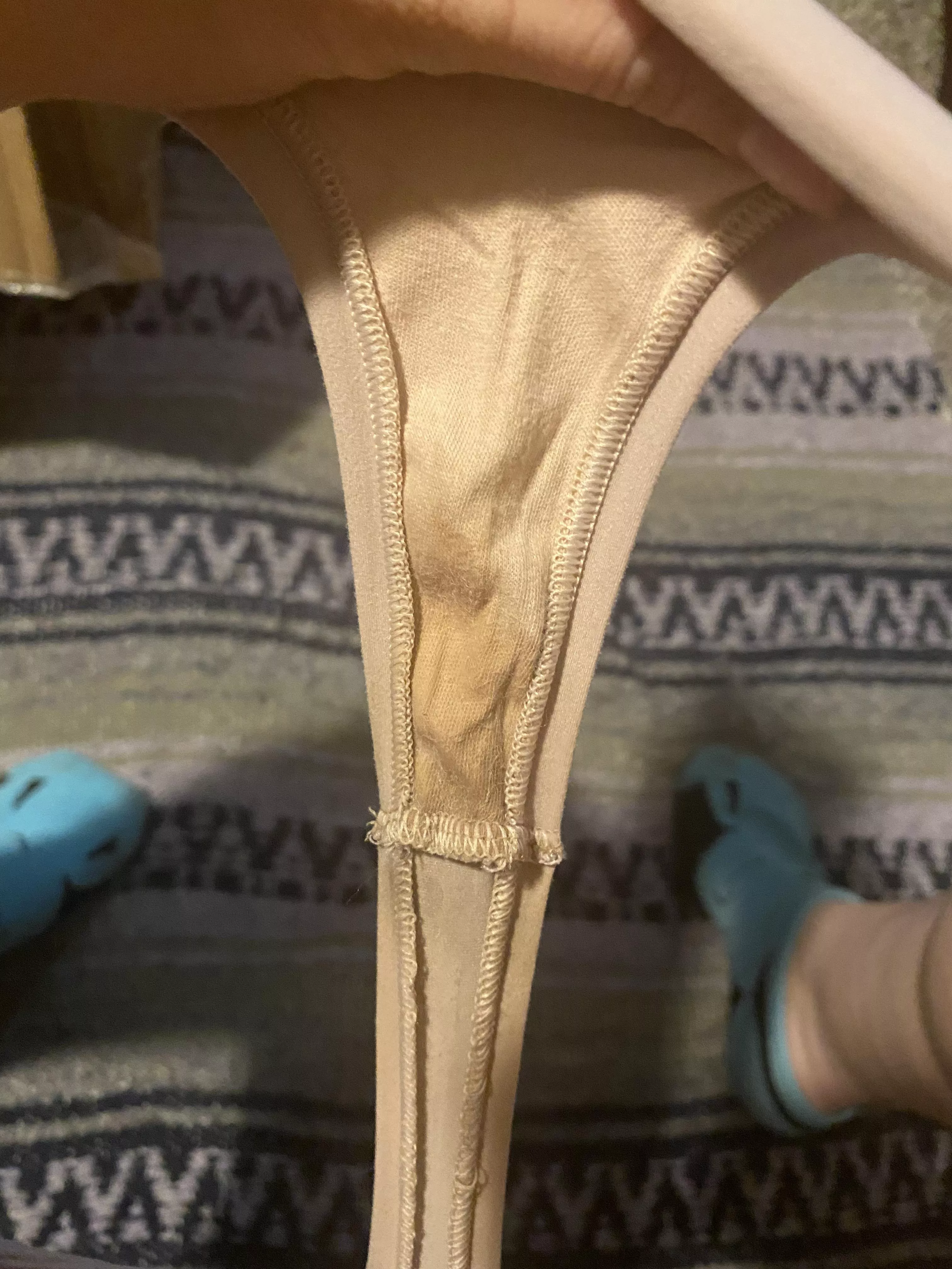 Love this thong. So soft and comfy. This was after a day of the gym and some cleaning. ðŸ¥ºðŸ’— [oc] [pink] [kawaii]