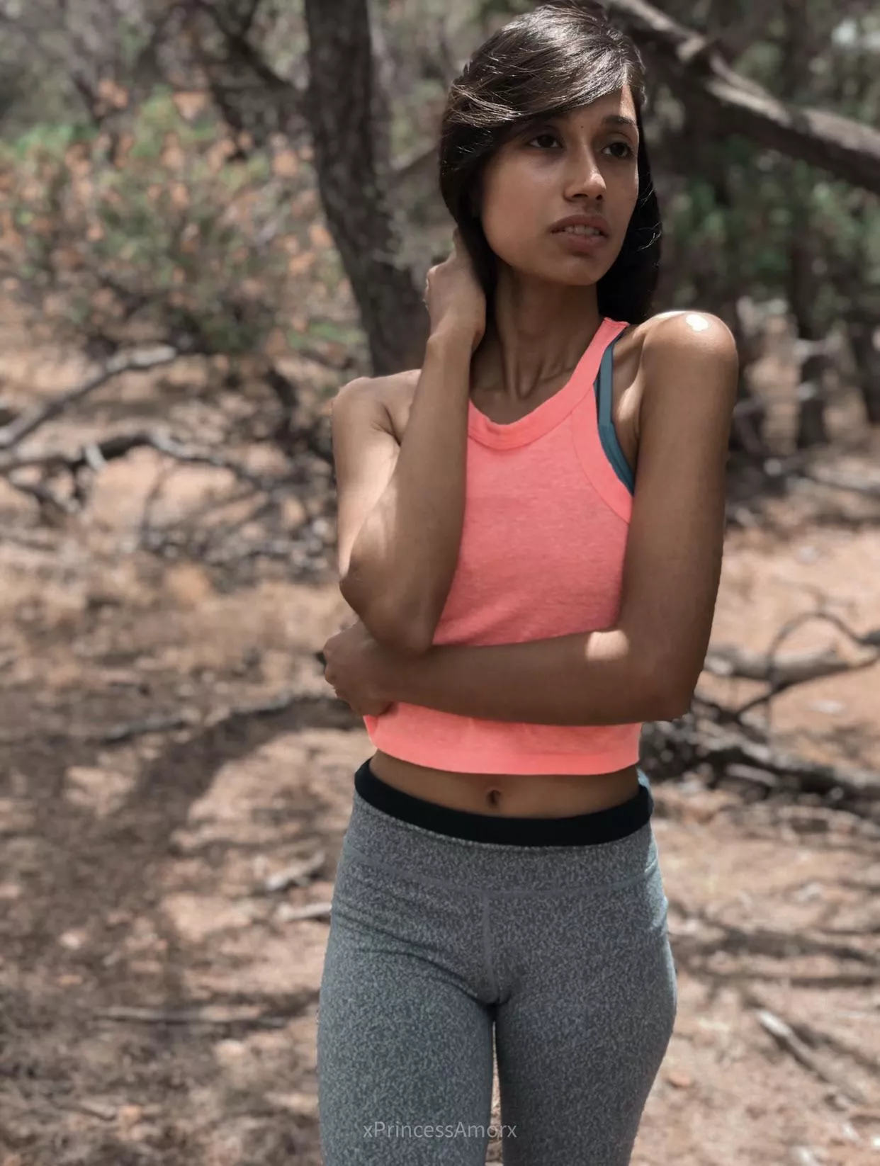 Love wearing crop tops on hikes