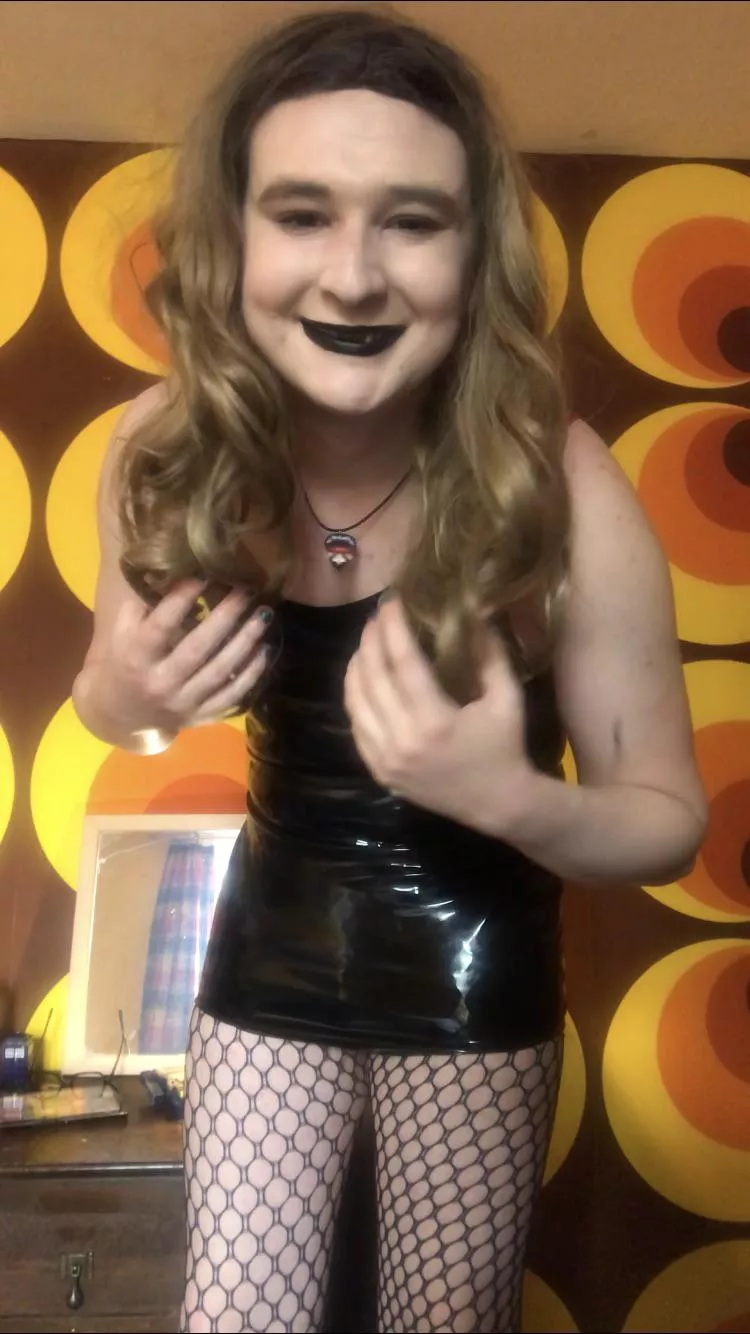 Loving my new latex dress ðŸ¥°