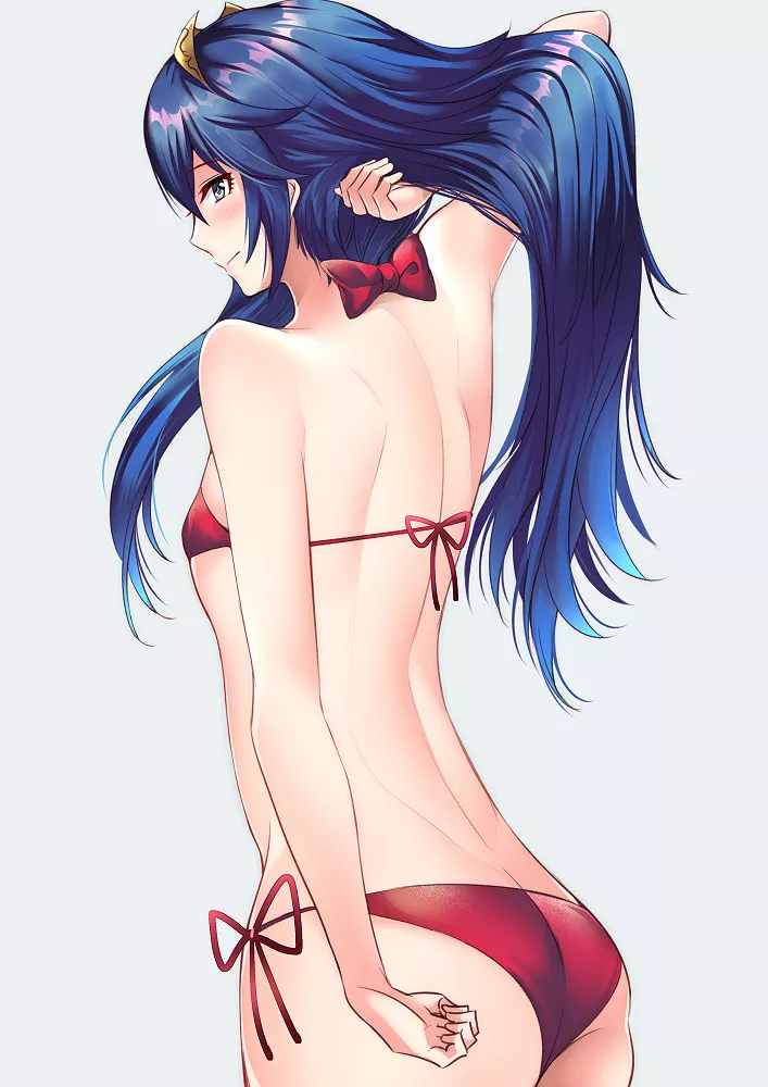 Lucina with her red swimsuit (Ameno)