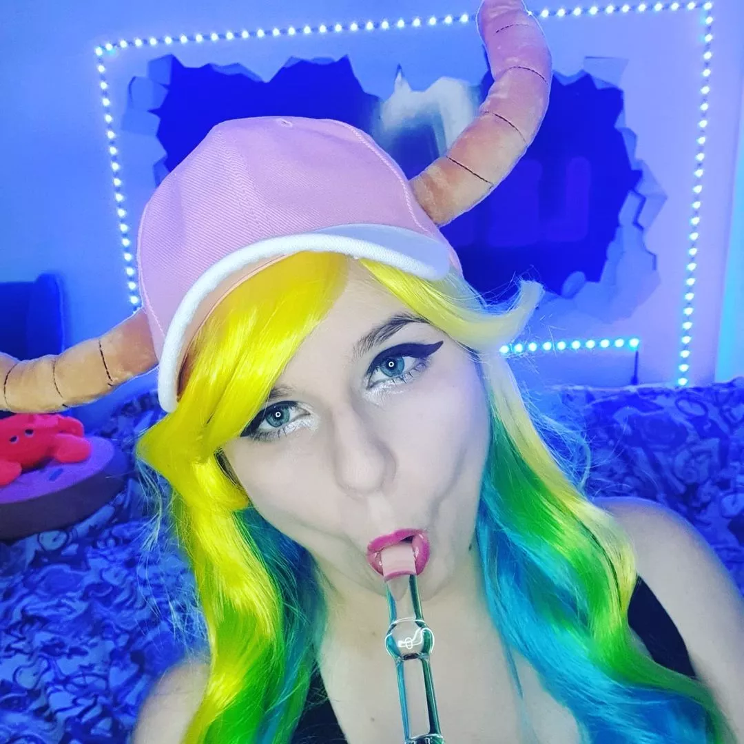 Lucoa's (Dragon Maid) SEXED Lesson 1 by @Lenayaof (anime cosplay) - link in comments