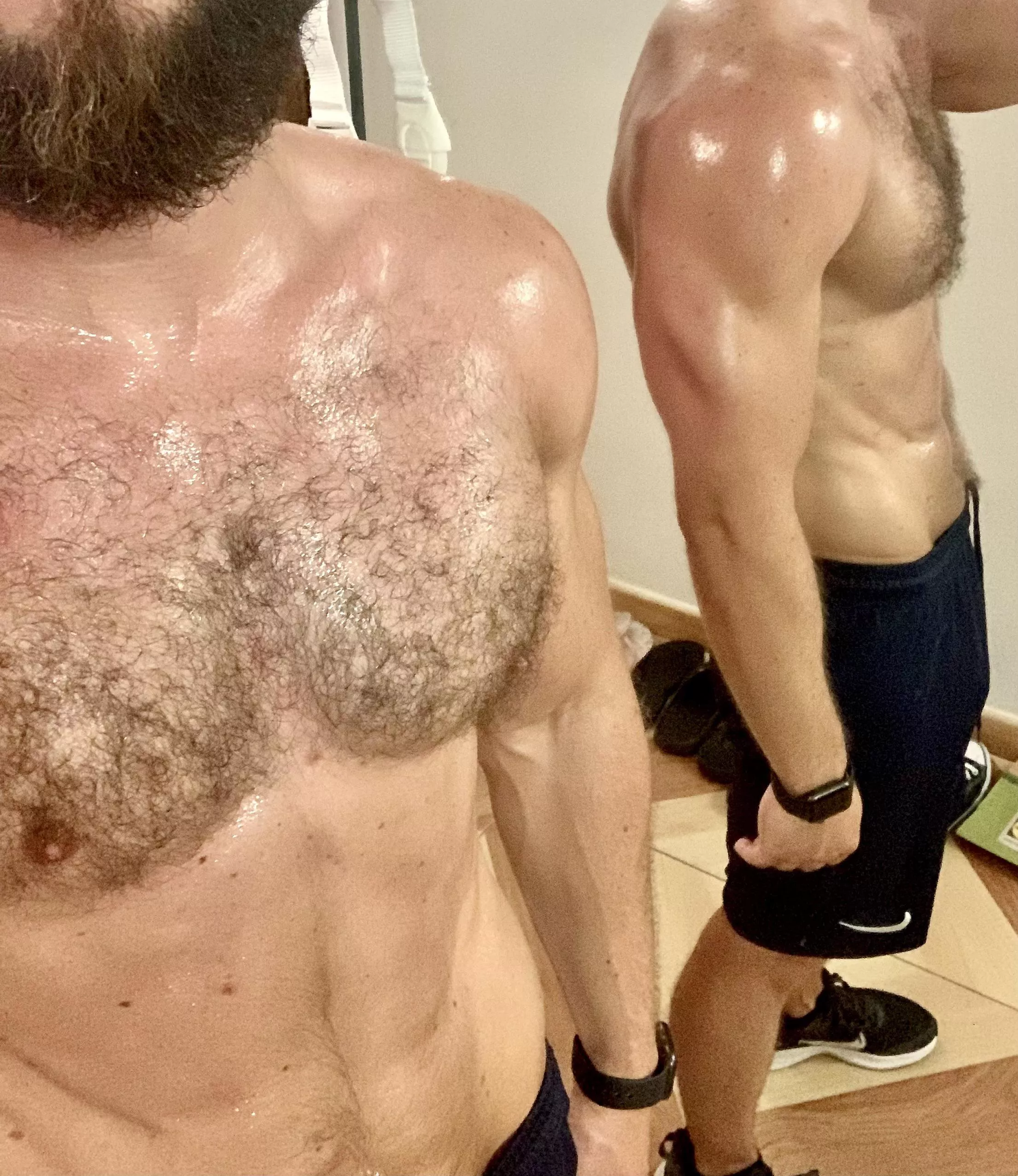 [M] Hairy and sweaty