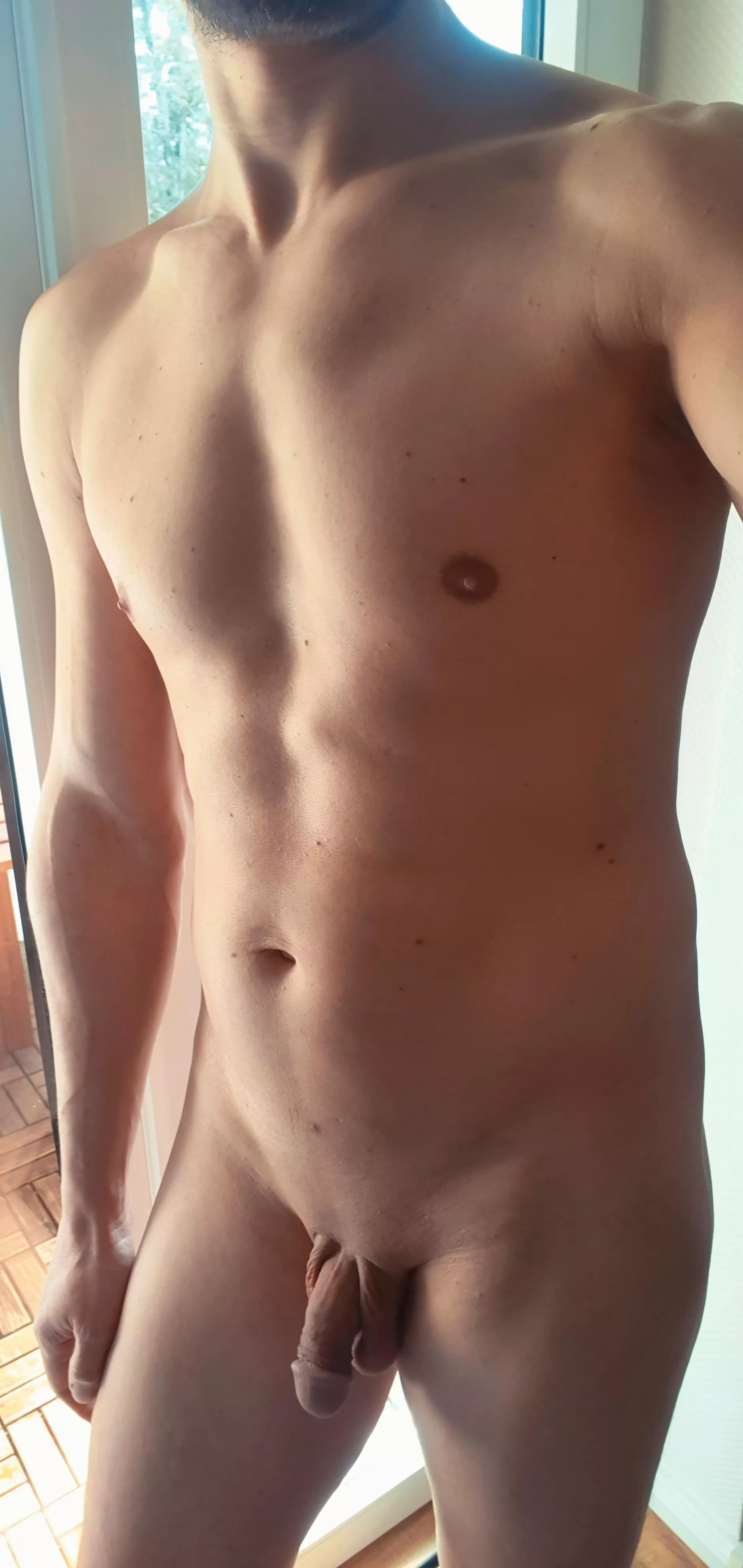 (M) I love being naked in the morning sun