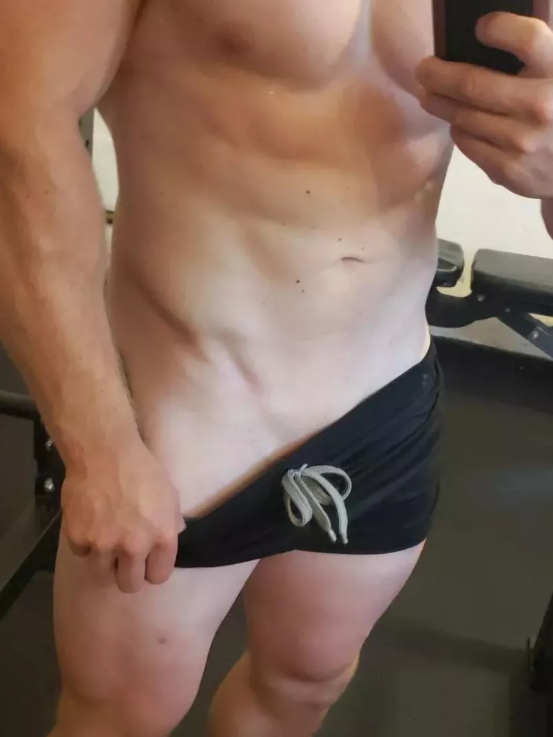 (M) It got pretty warm in the gym today.