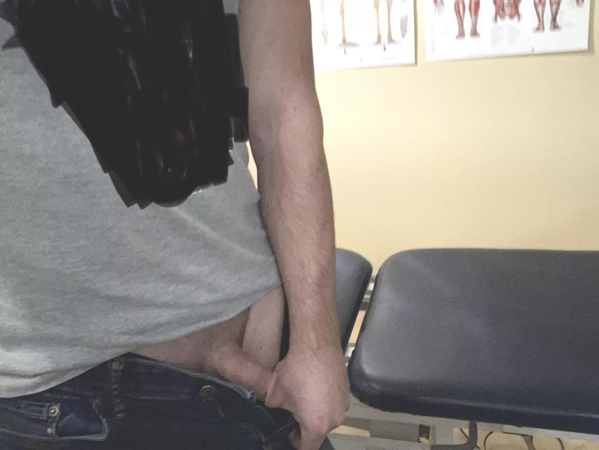 (M) waiting for the doctor