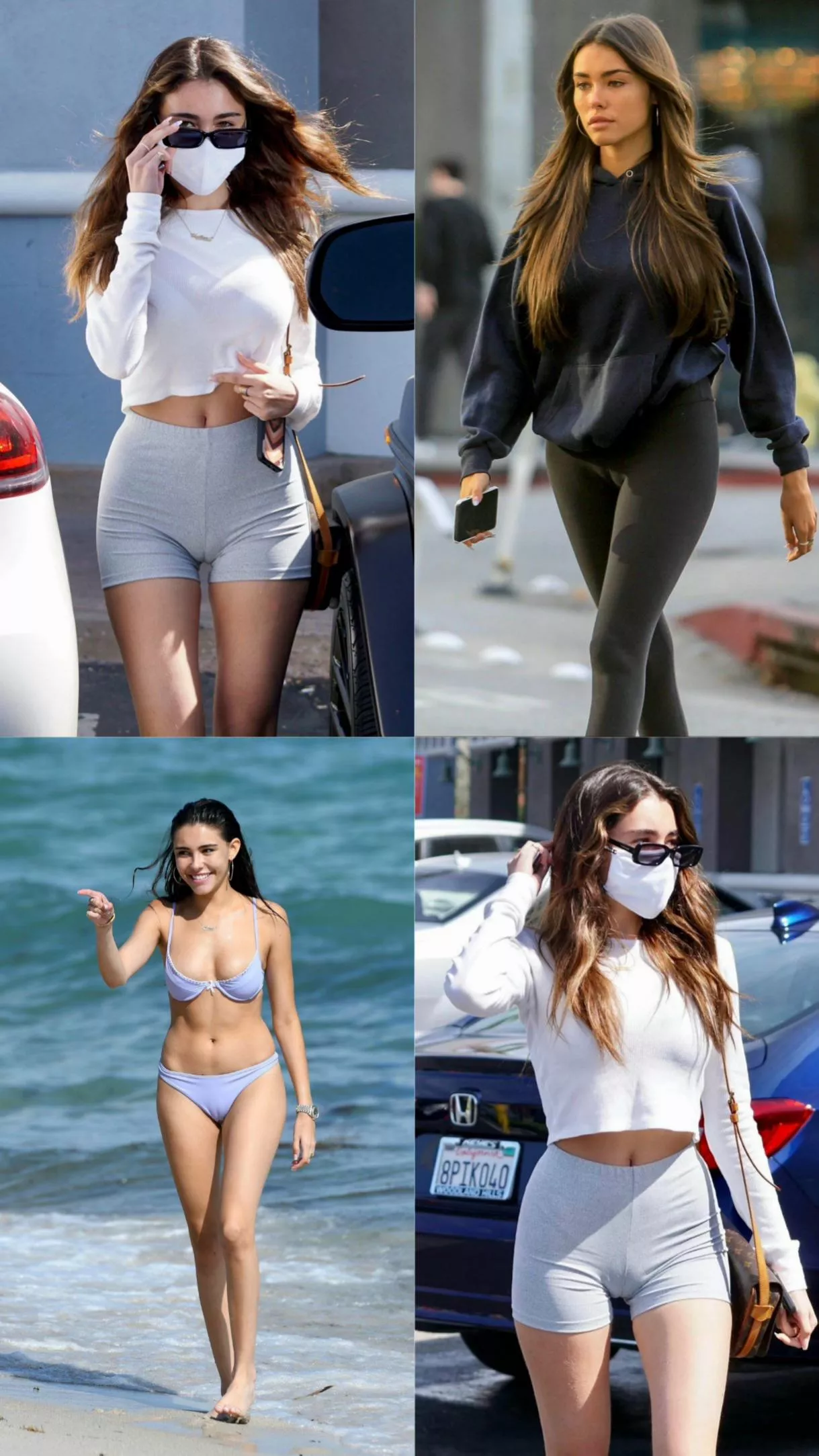 Madison Beer's sexy camel toe